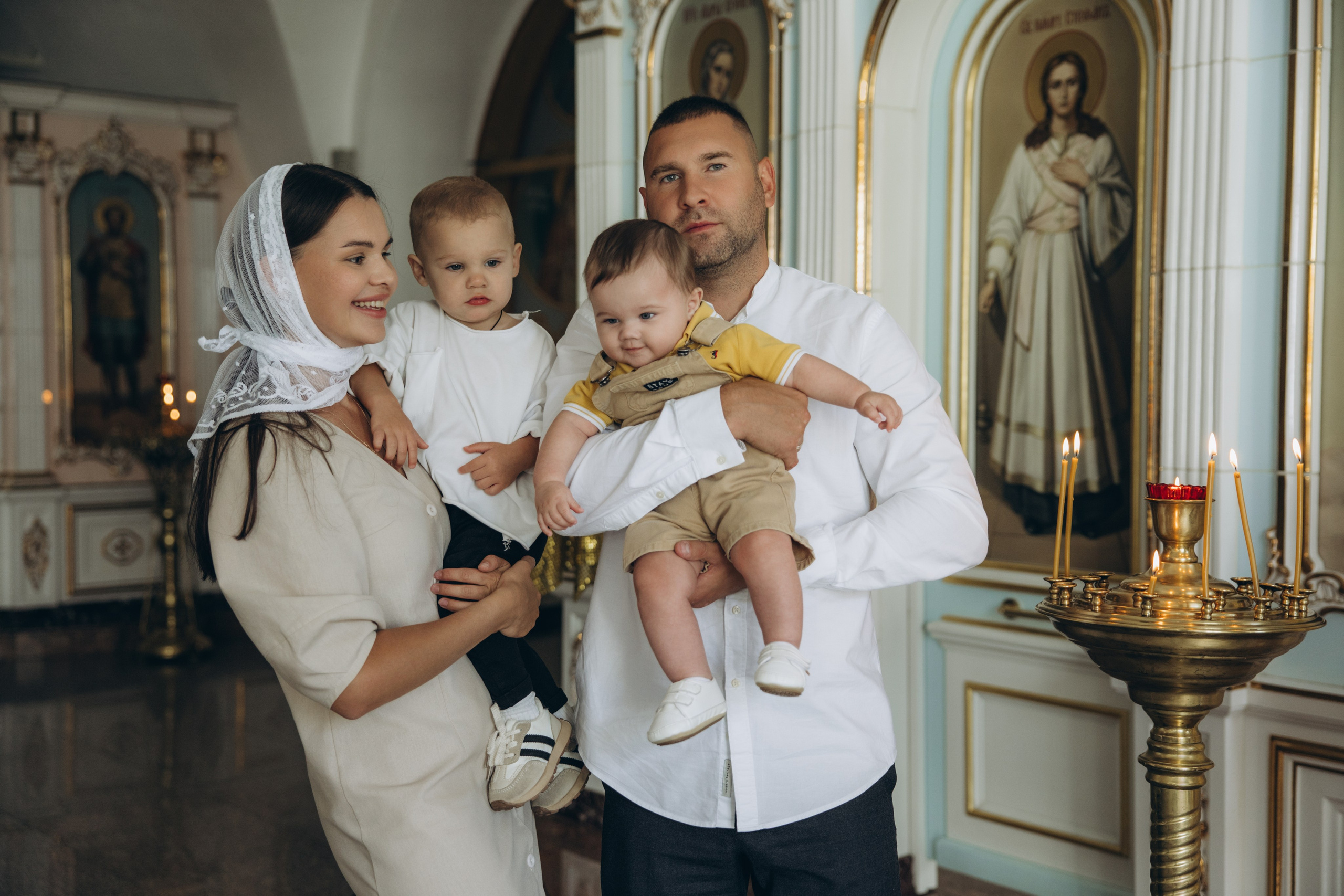 Крещение Демида. Свадебный, семейный фотограф в Иркутске Светлана Макаричева