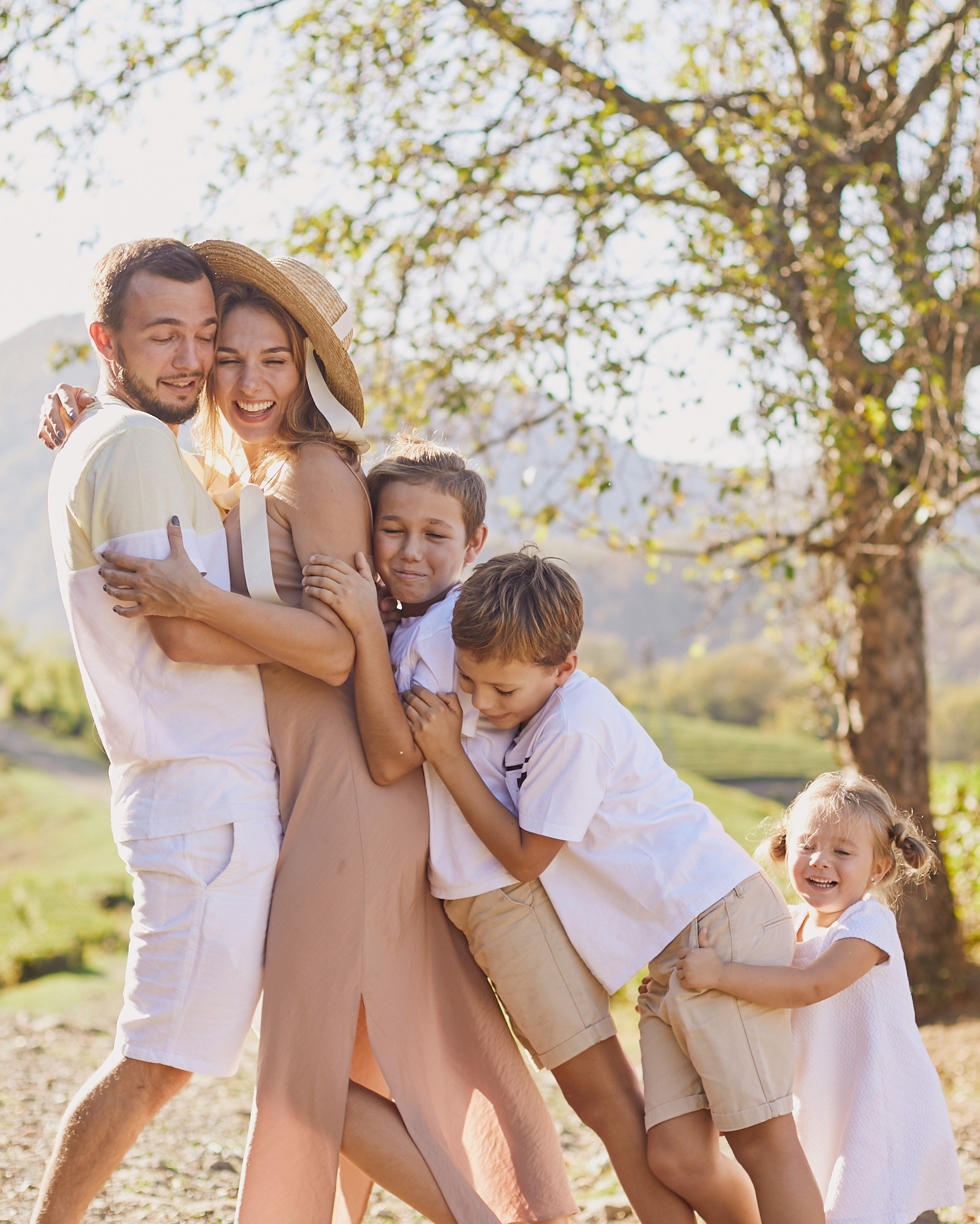 Ольга и ее семья. Reportage and staged photographer Natalia Sannikova