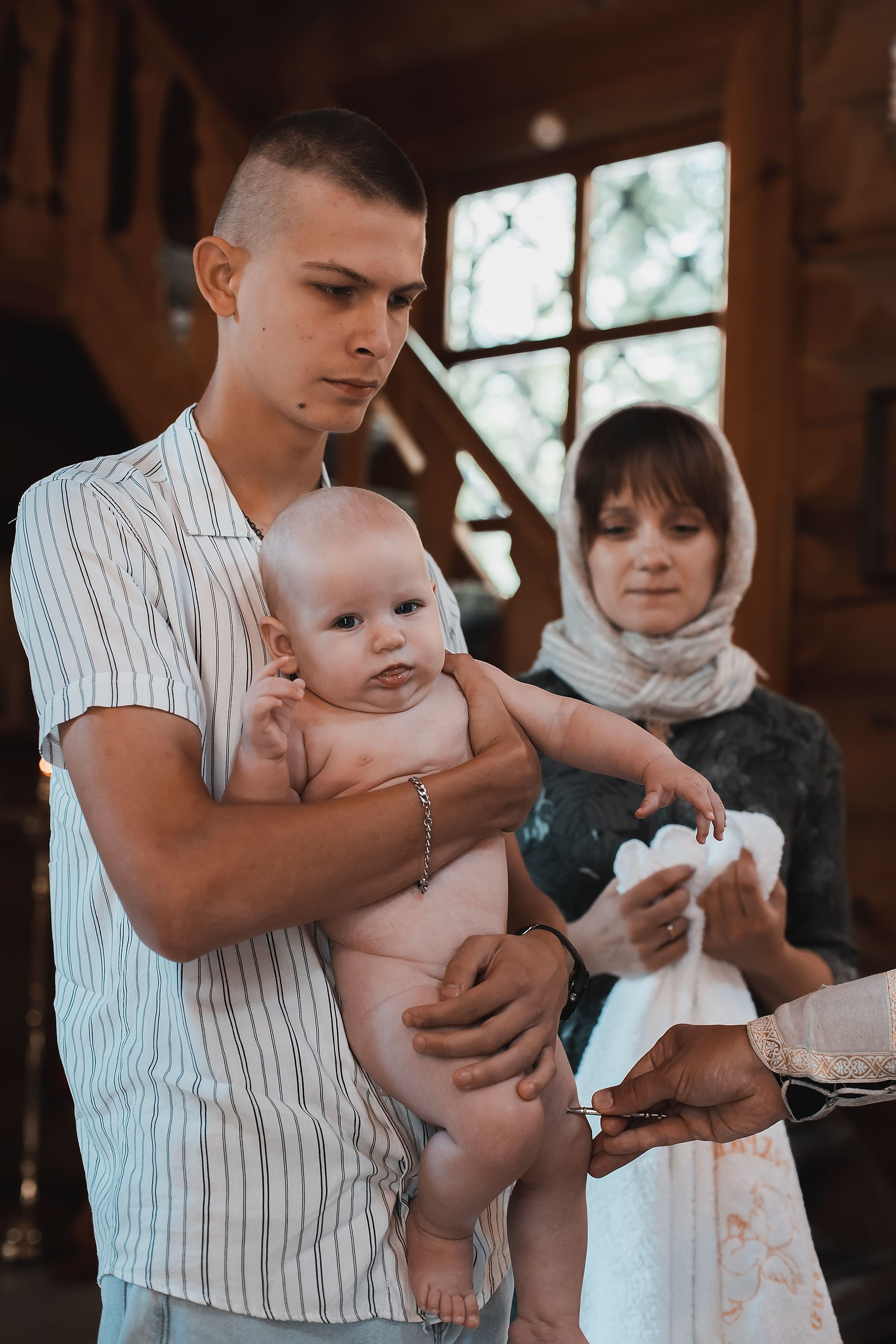 Крещение Ксении. Семейный, индивидуальный фотограф в Москве Ангели Марина