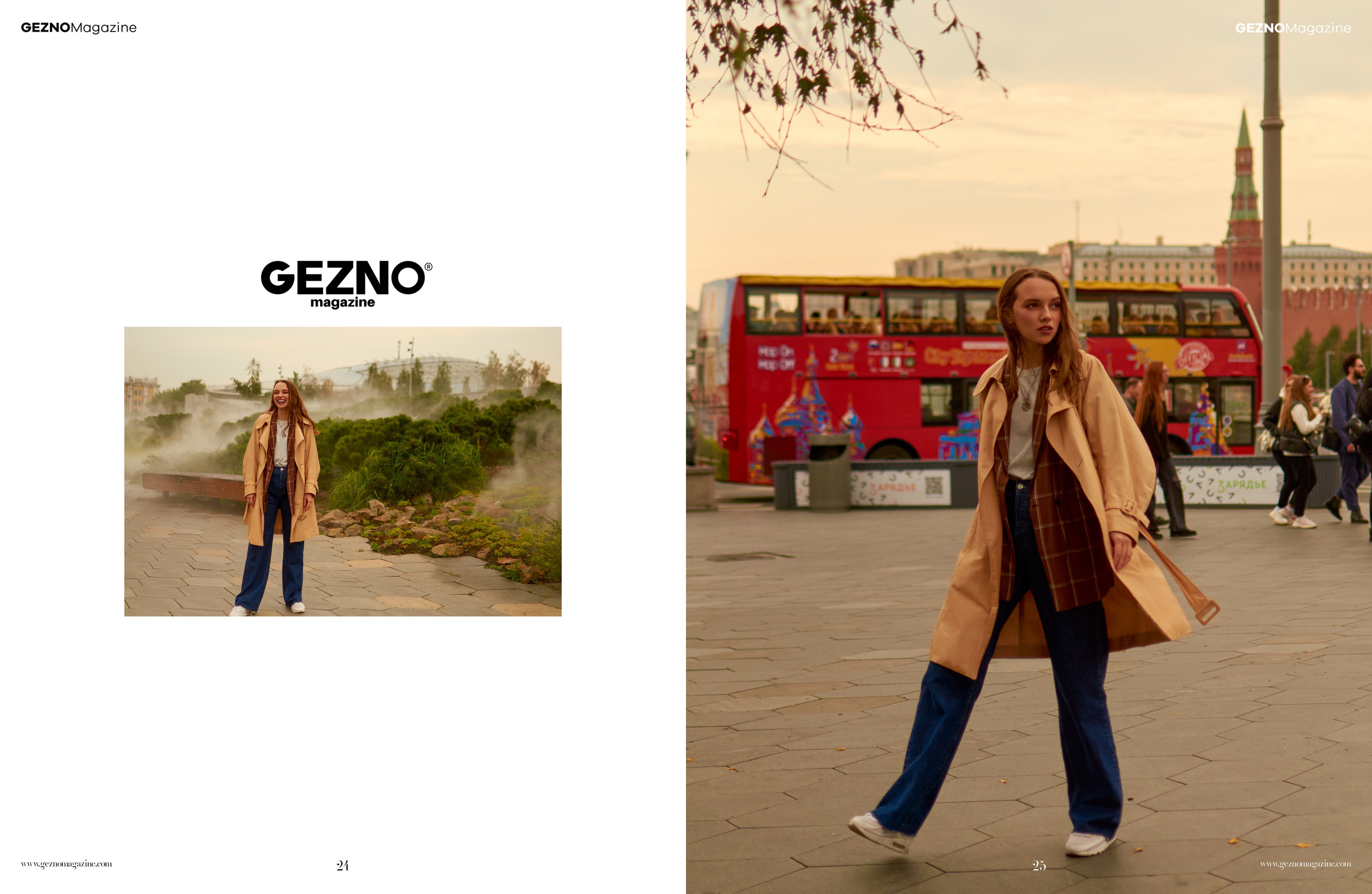 Съемка в журнале Genzo. Коммерческий фешн и бьюти фотограф в Москве Березина Анна