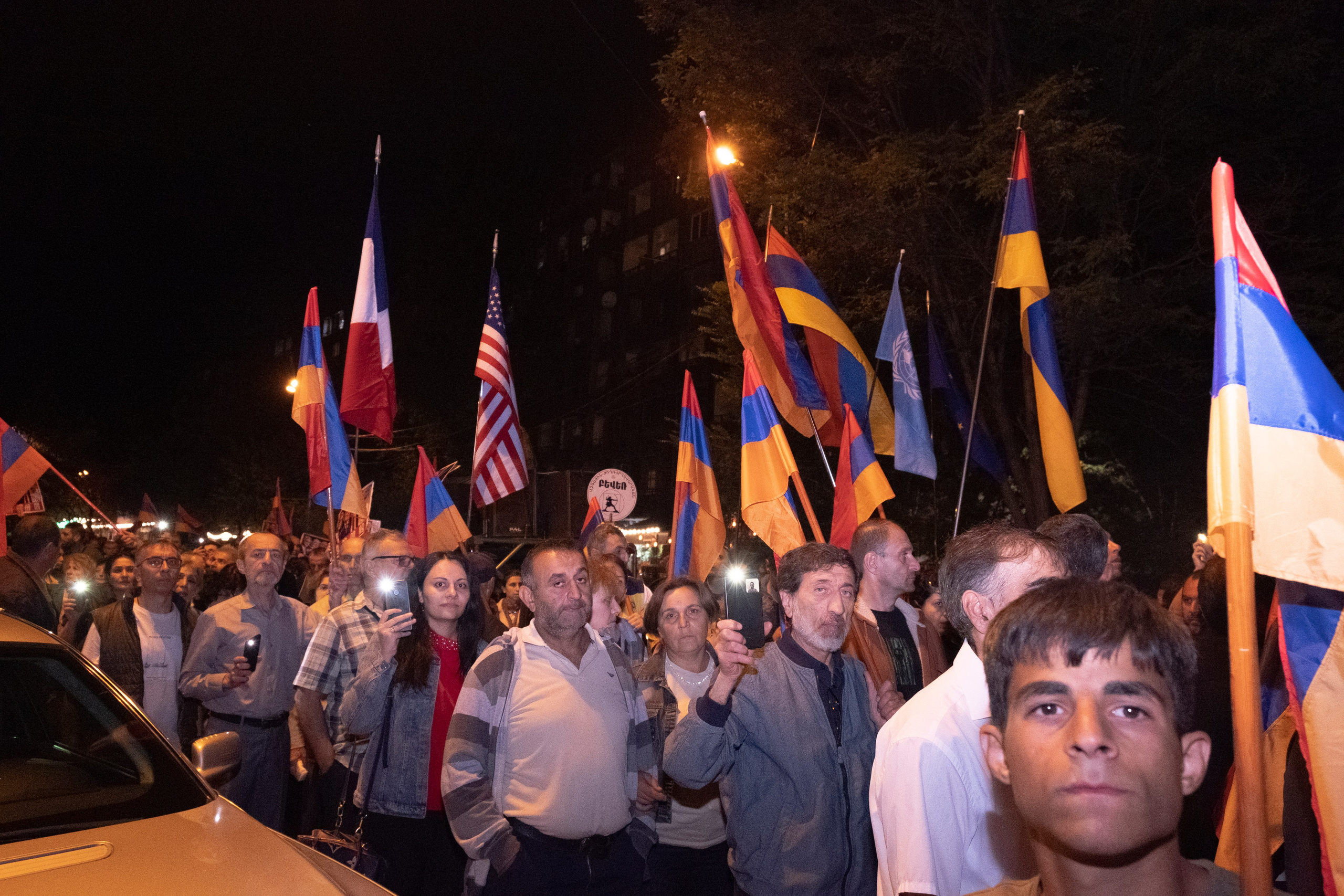 Protest rallies from Armenia. Kirillov Egor