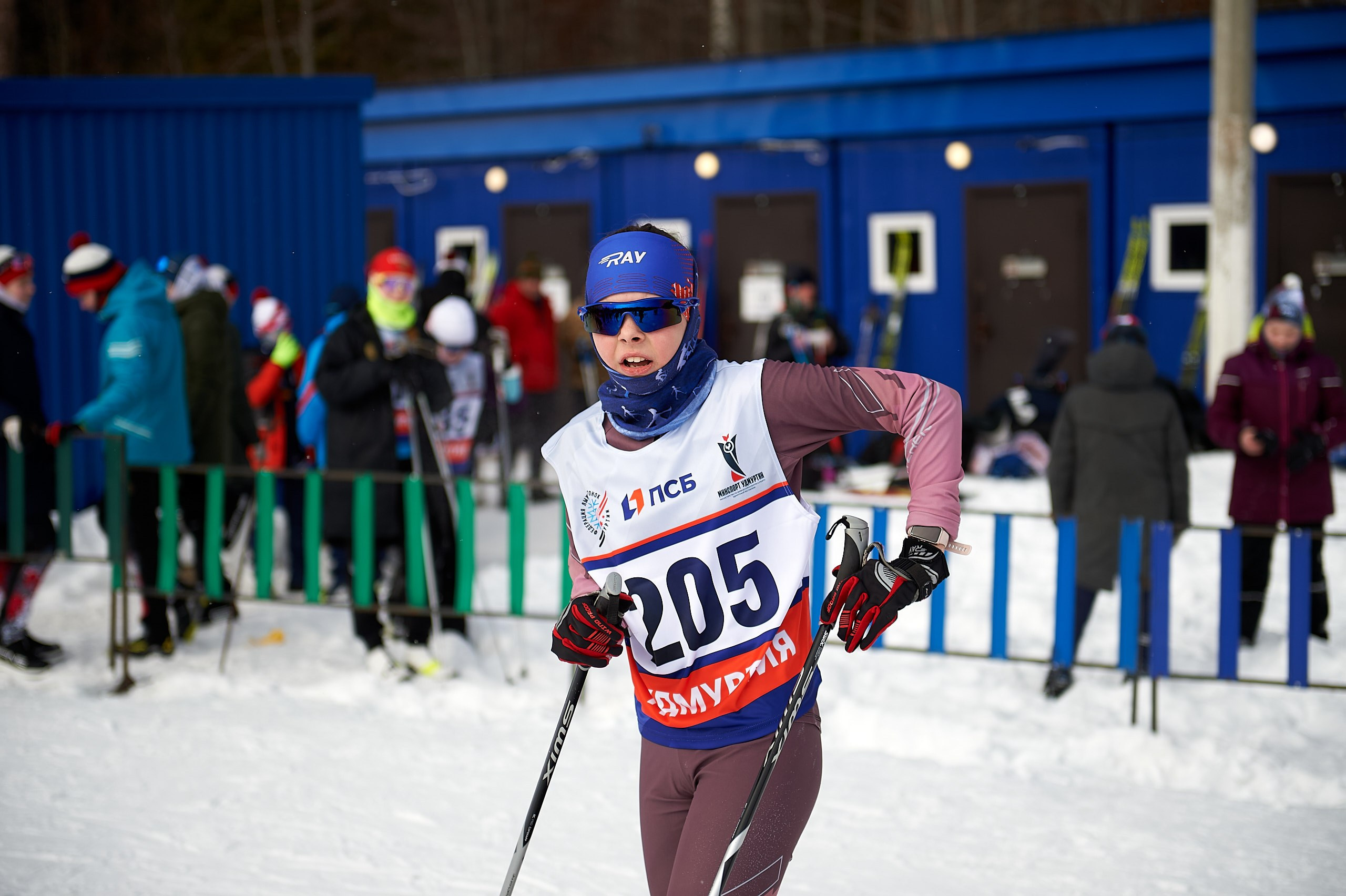 Всероссийские соревнования по лыжным гонкам «Пионерская правда». Ижевс. Спортивный репортажный фотограф в Ижевске Сергей Мерзляков