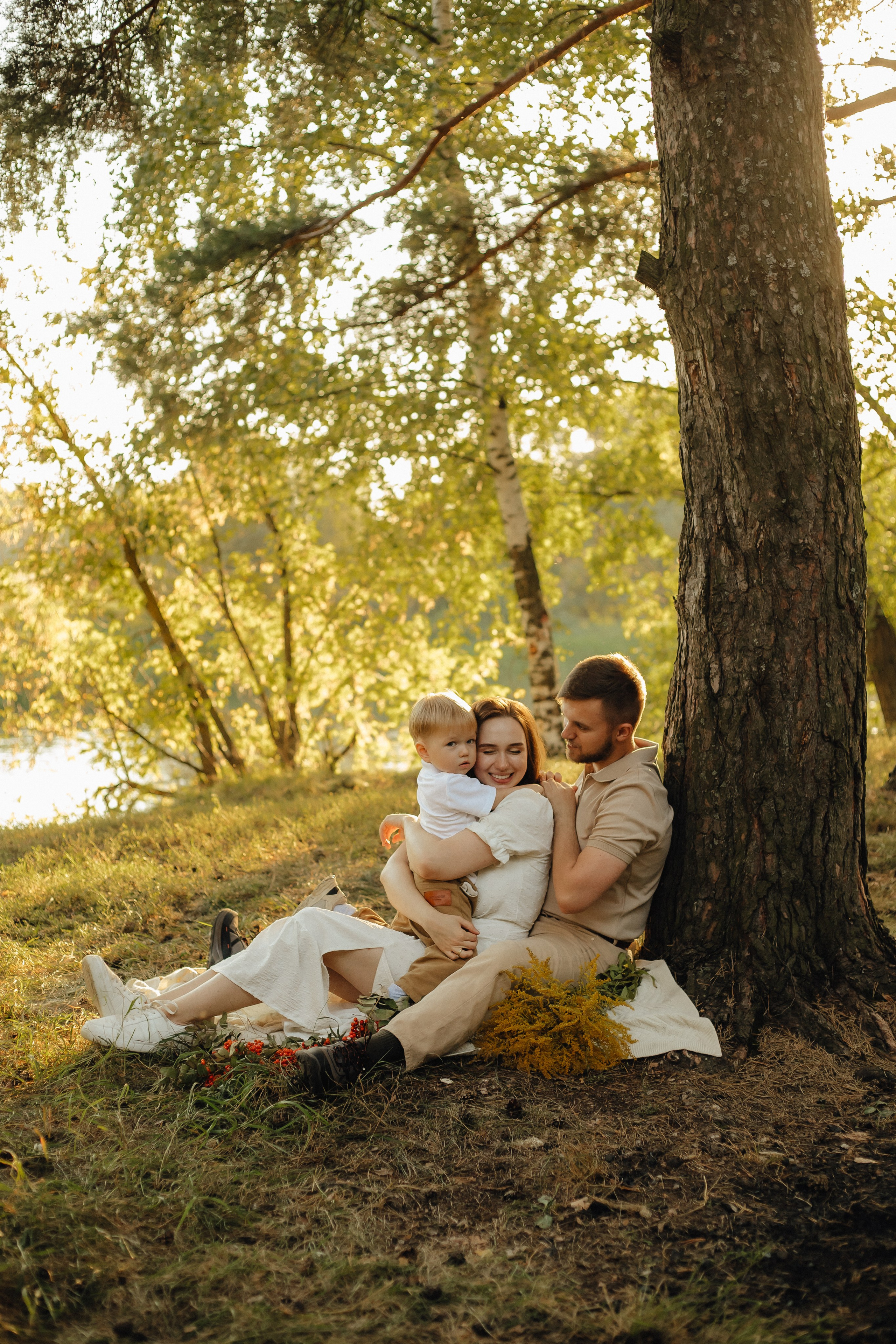 Екатерина с мужем и сыночком. Семейный фотограф в Москве и Московской области Лазутина Валентина