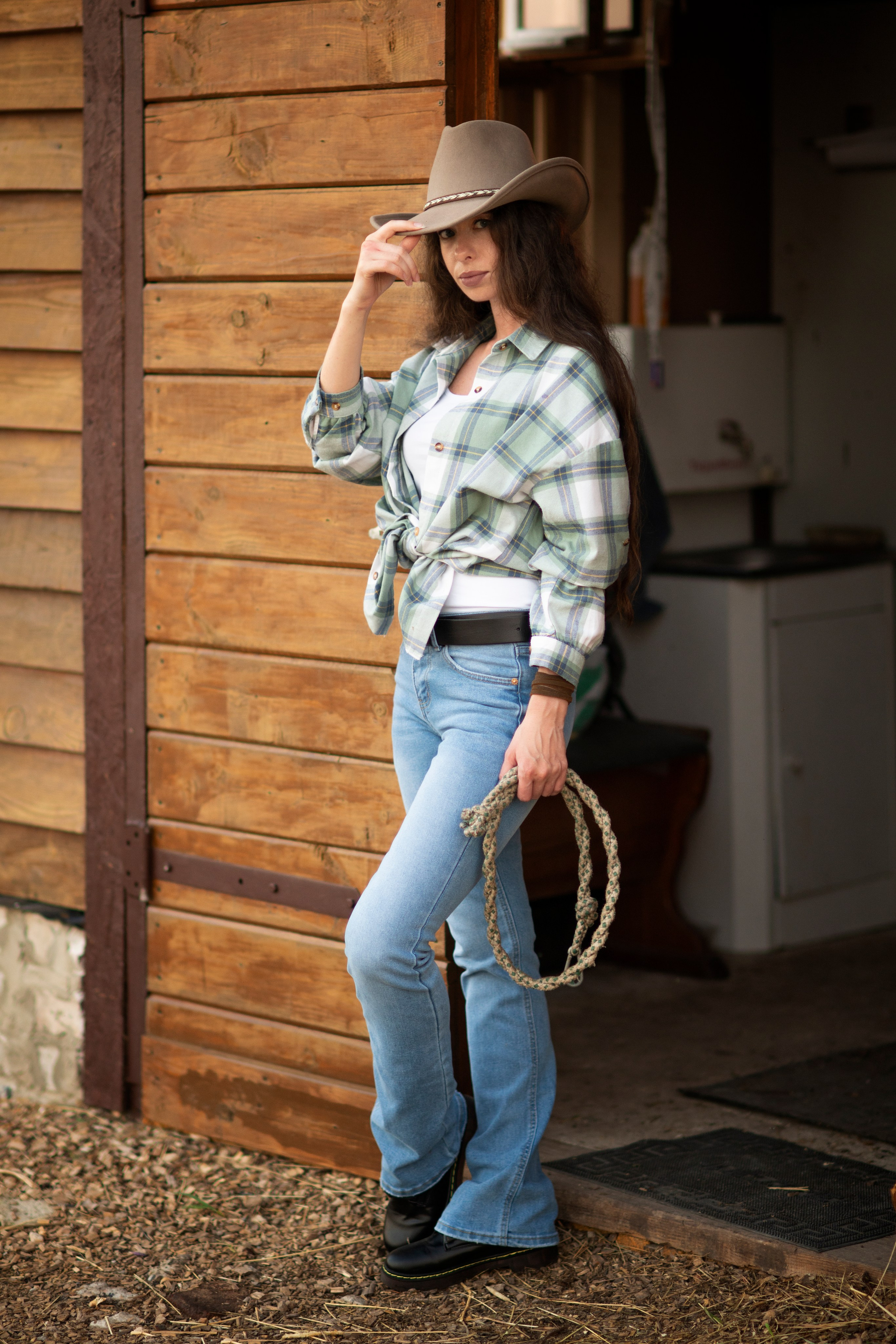 Фотосессия девушка ковбой. Фотограф Андрей Солод. Арзамас