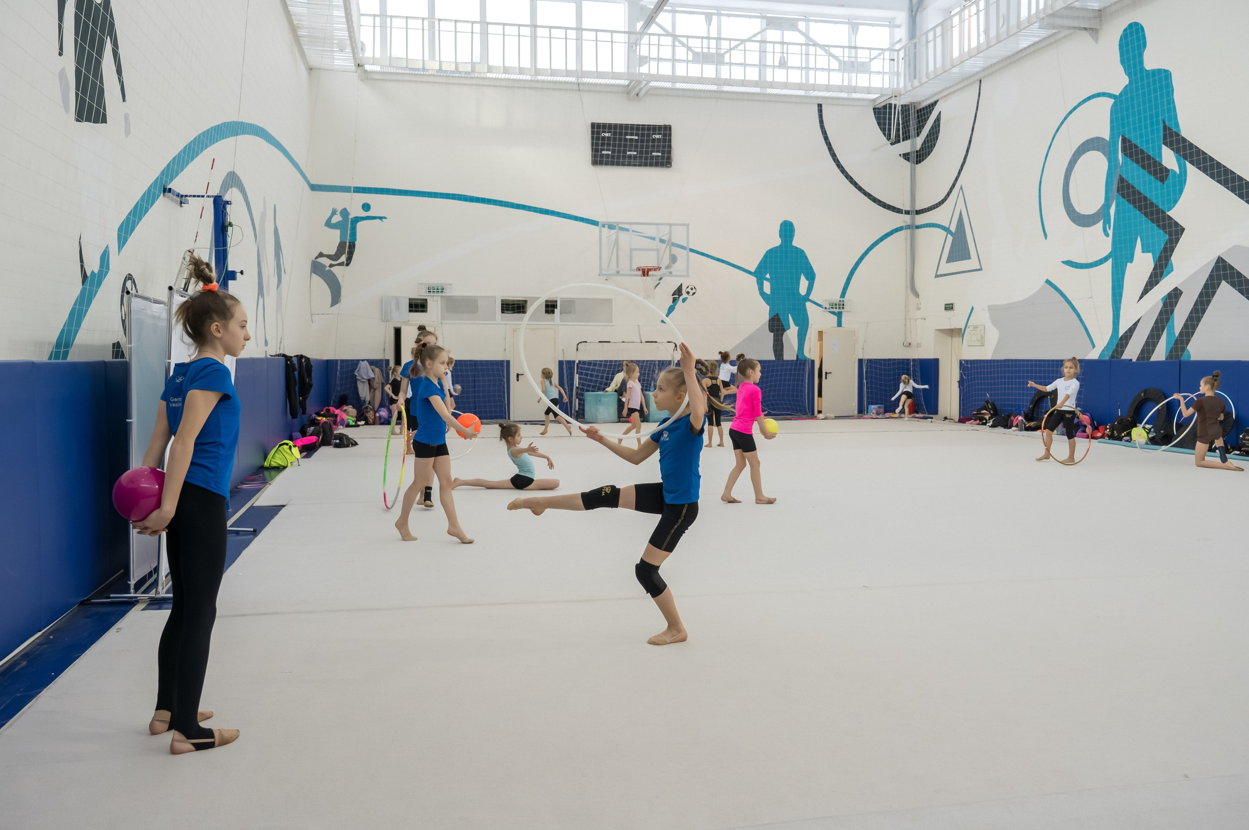 Тренировочный процесс. Художественная гимнастика. Фотограф в Москве