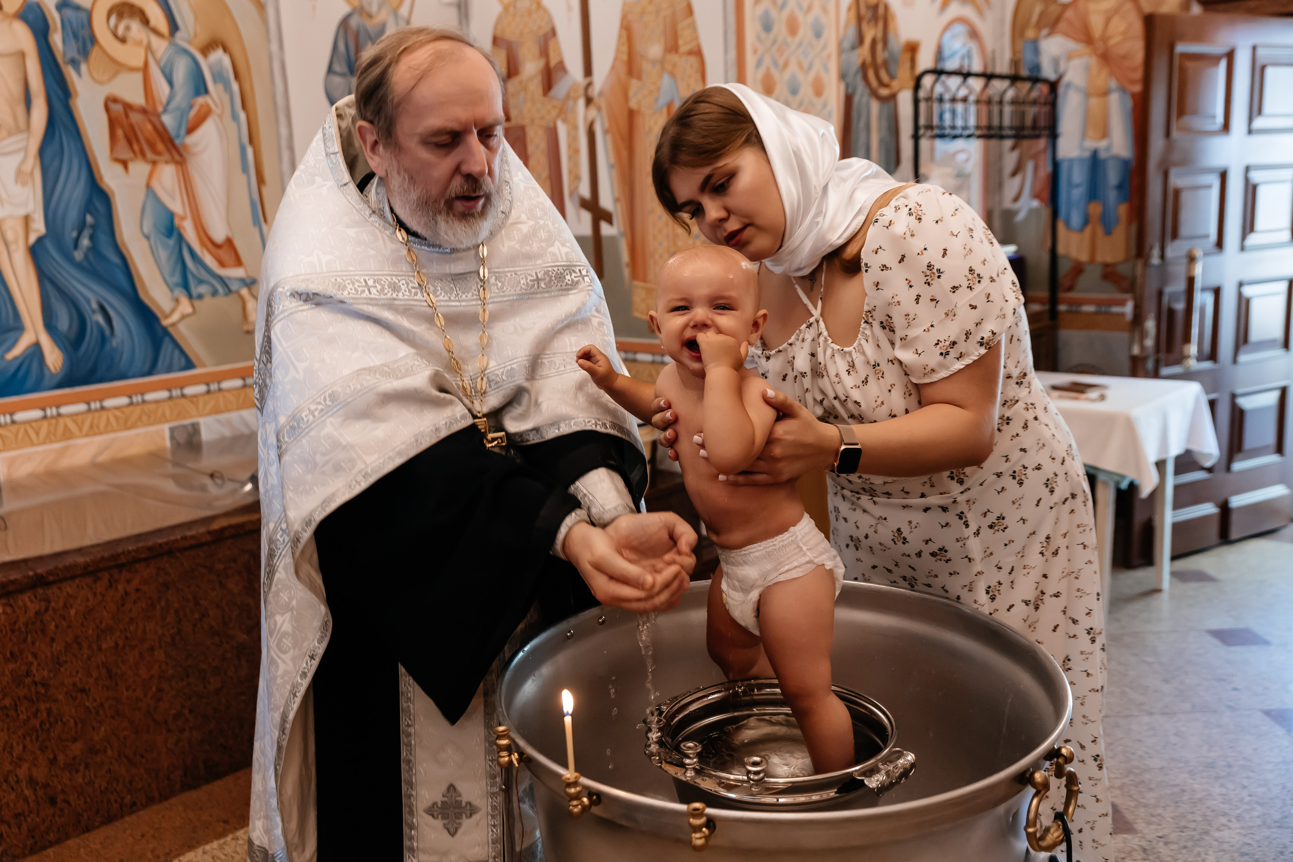 Крещение Юли. Семейный фотограф Минск Усова Ольга