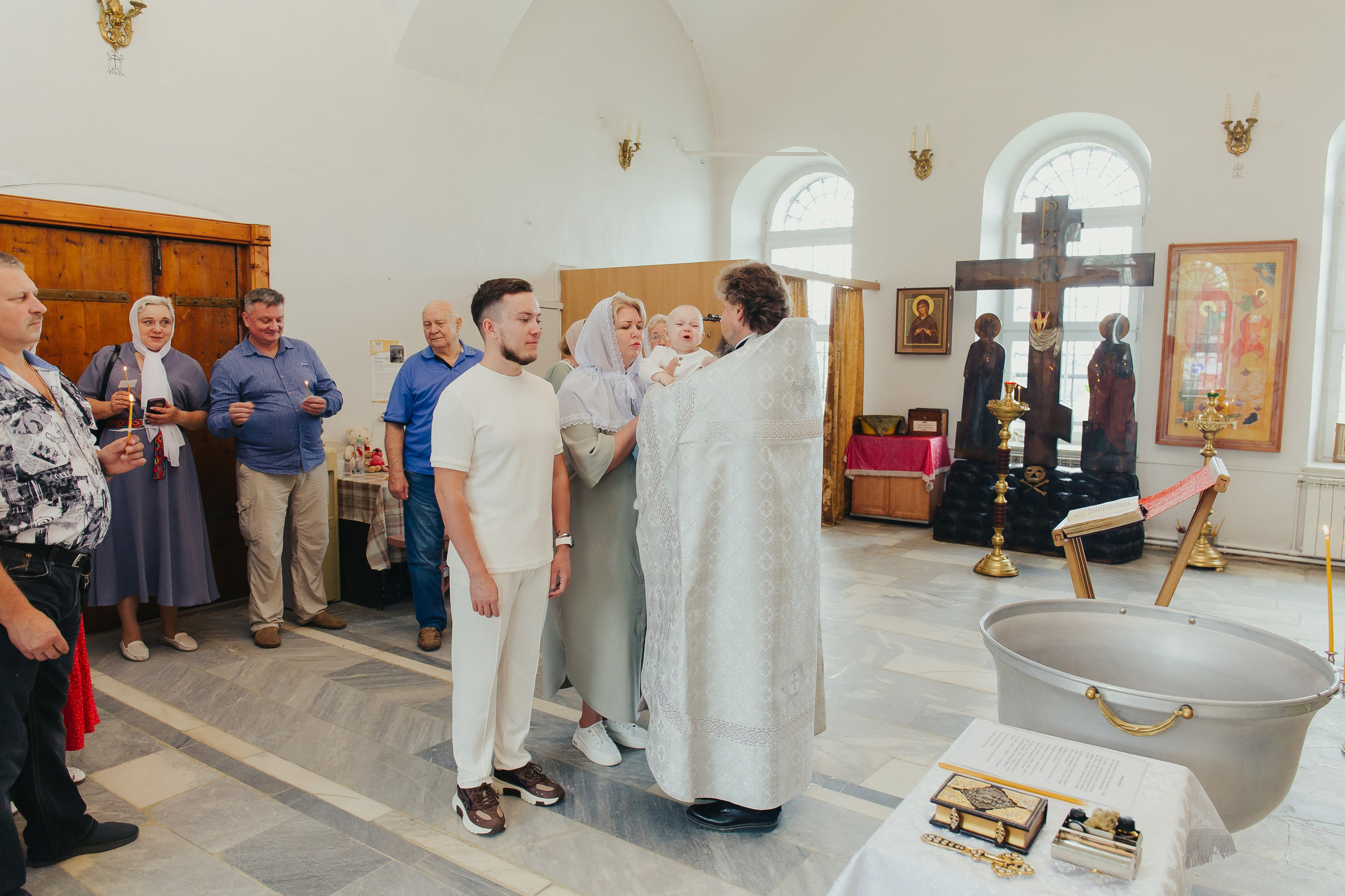Фотосъемка Крещения в Сергиевом Посаде. Фотограф новорожденных и детский в Сергиевом Посаде Кругликова Юлия