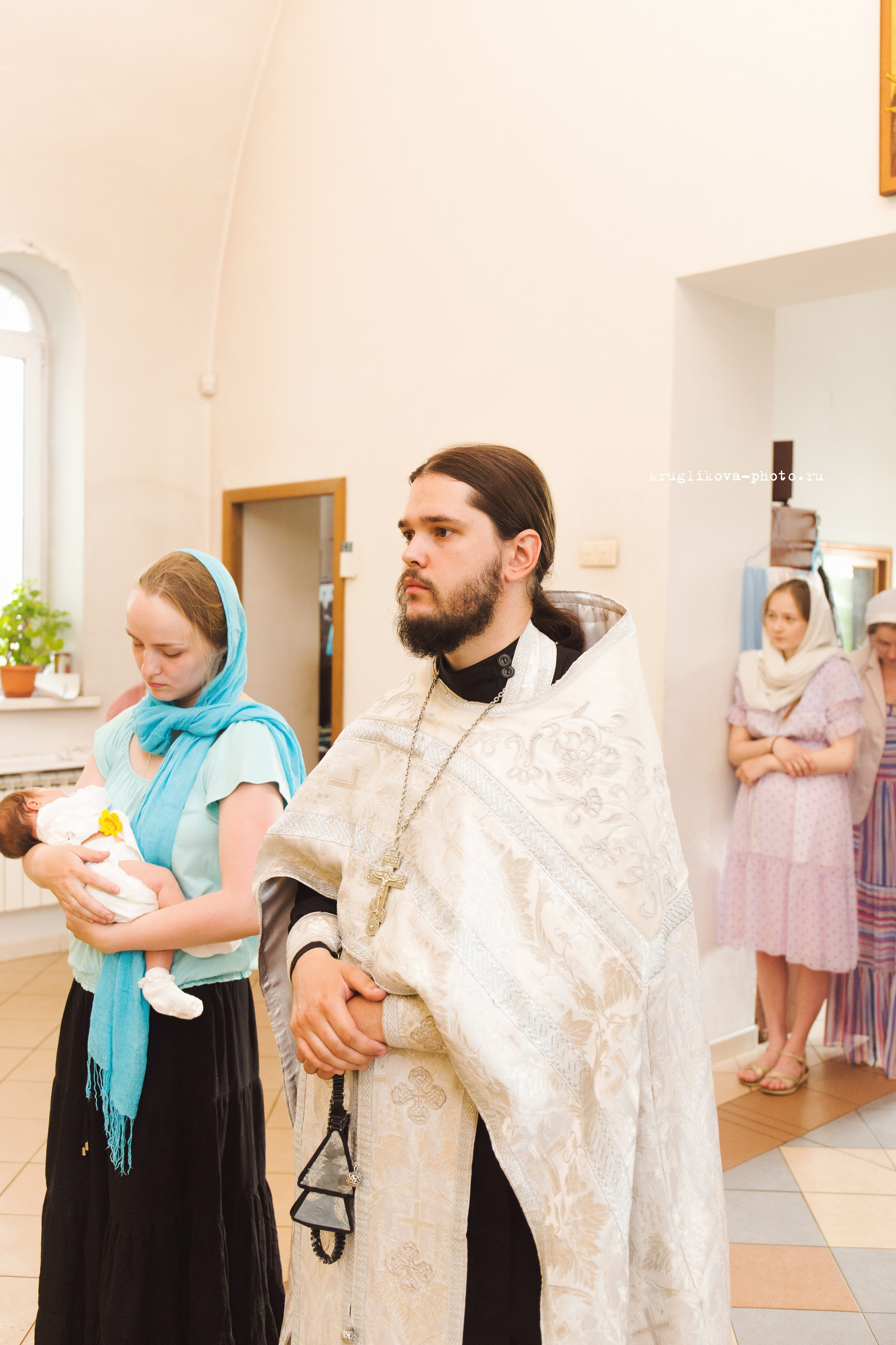 Таинство Крещения. Фотограф новорожденных и детский в Сергиевом Посаде Кругликова Юлия