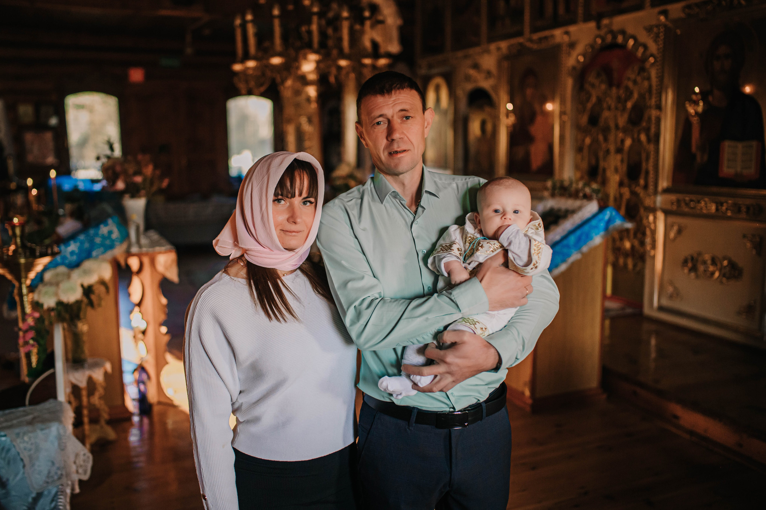 Крещение Дмитрия. Фотограф Дарья Маташкова