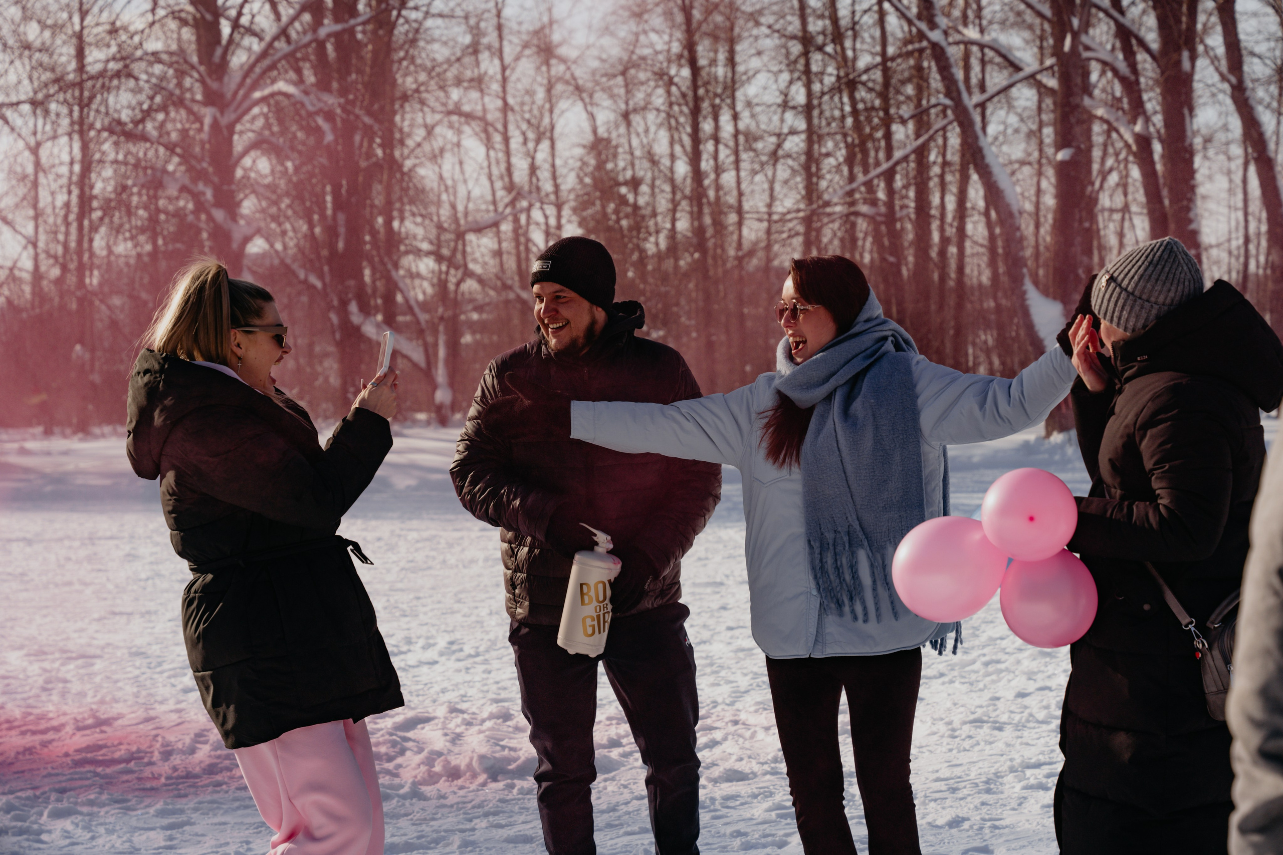 Розовое гендер пати