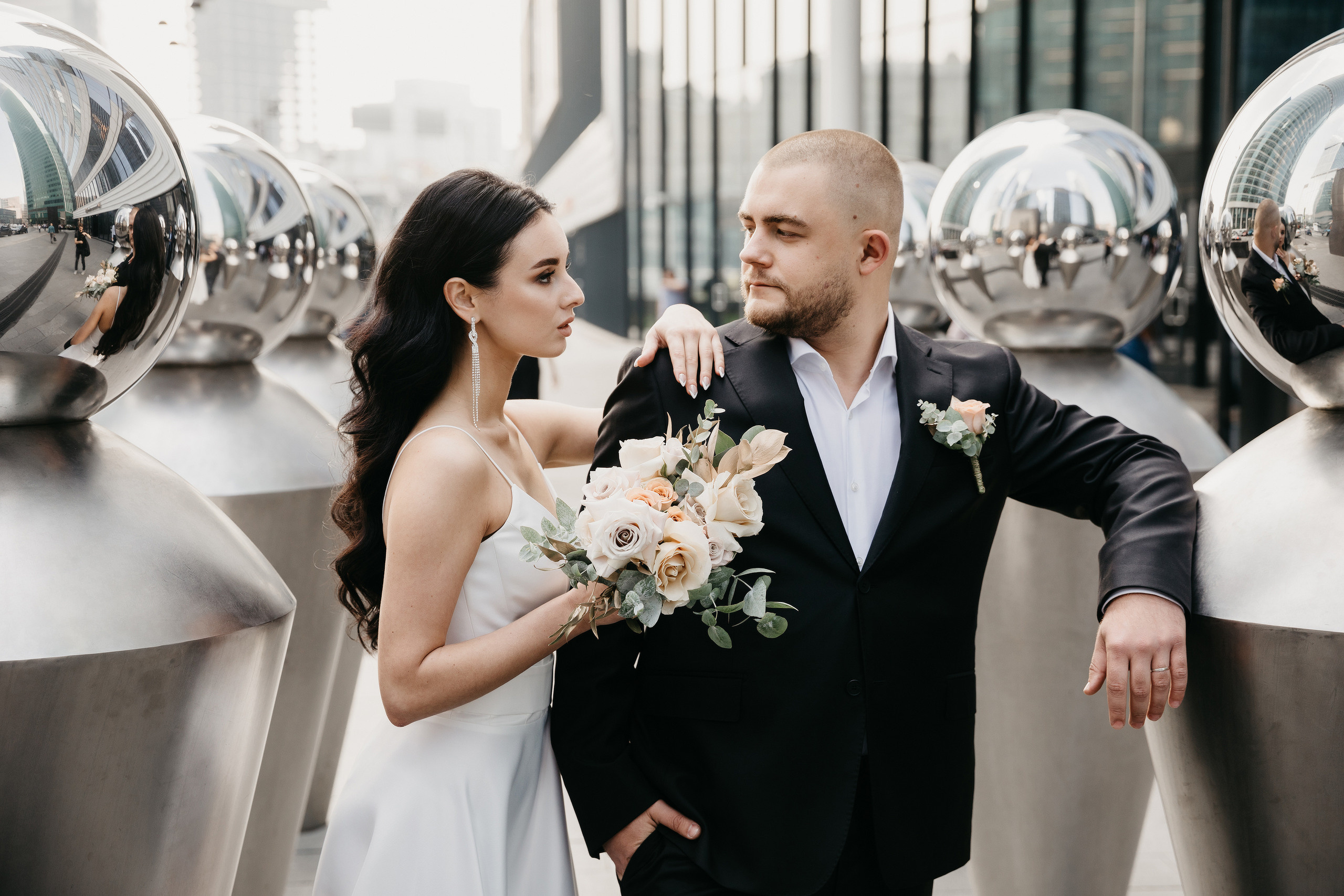 Красотка и брутал. Свадебный фотограф москва