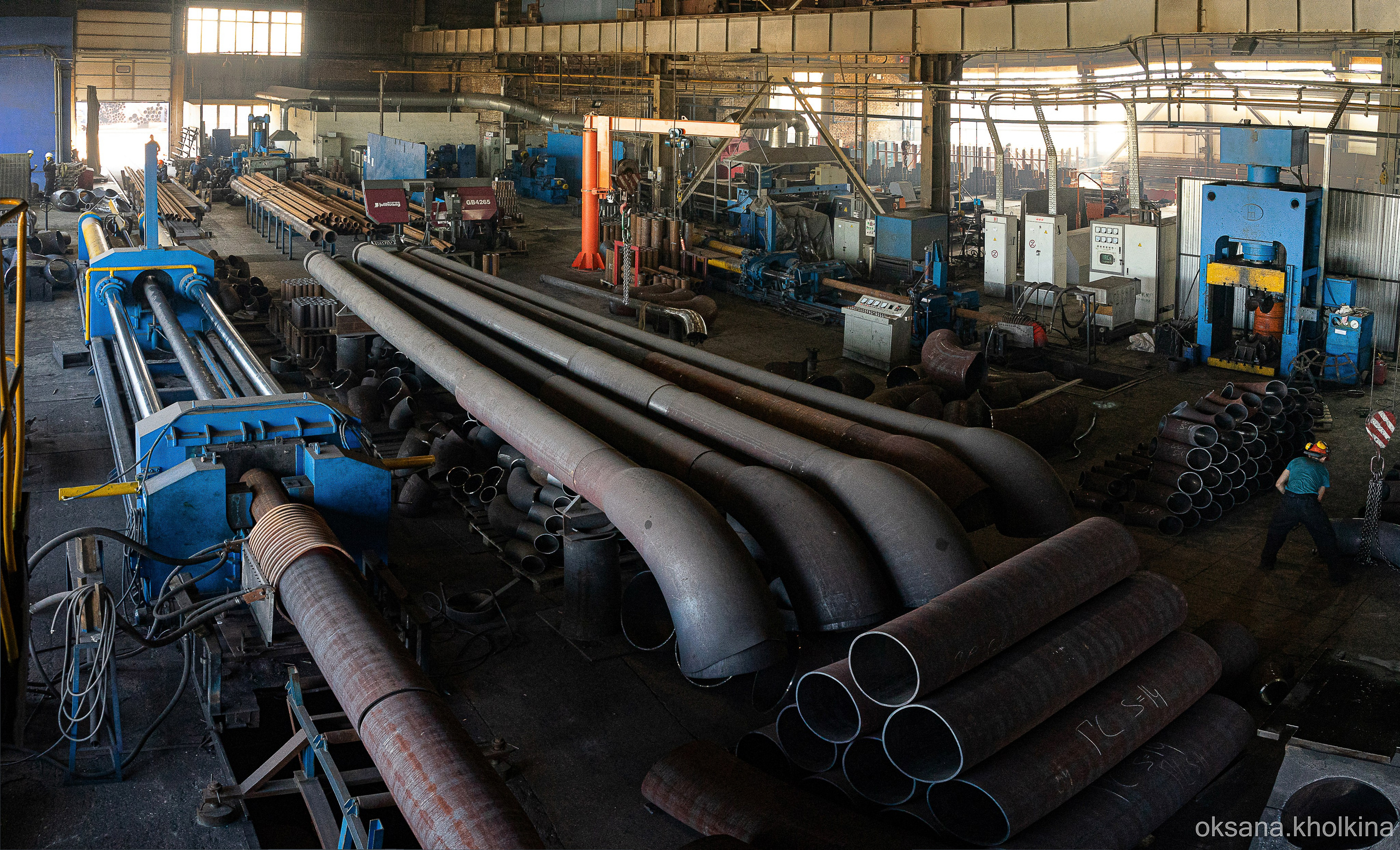 Съёмка промышленных помещений, панорама