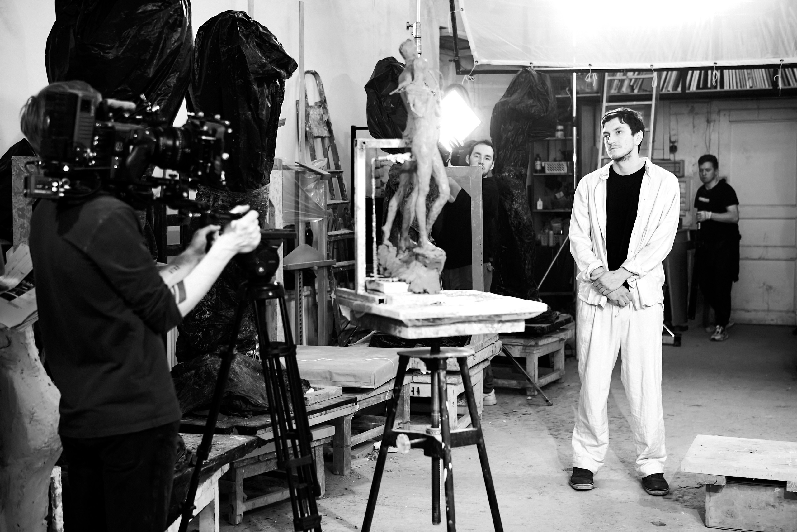 Backstage. Visual artist Konstantin KoT