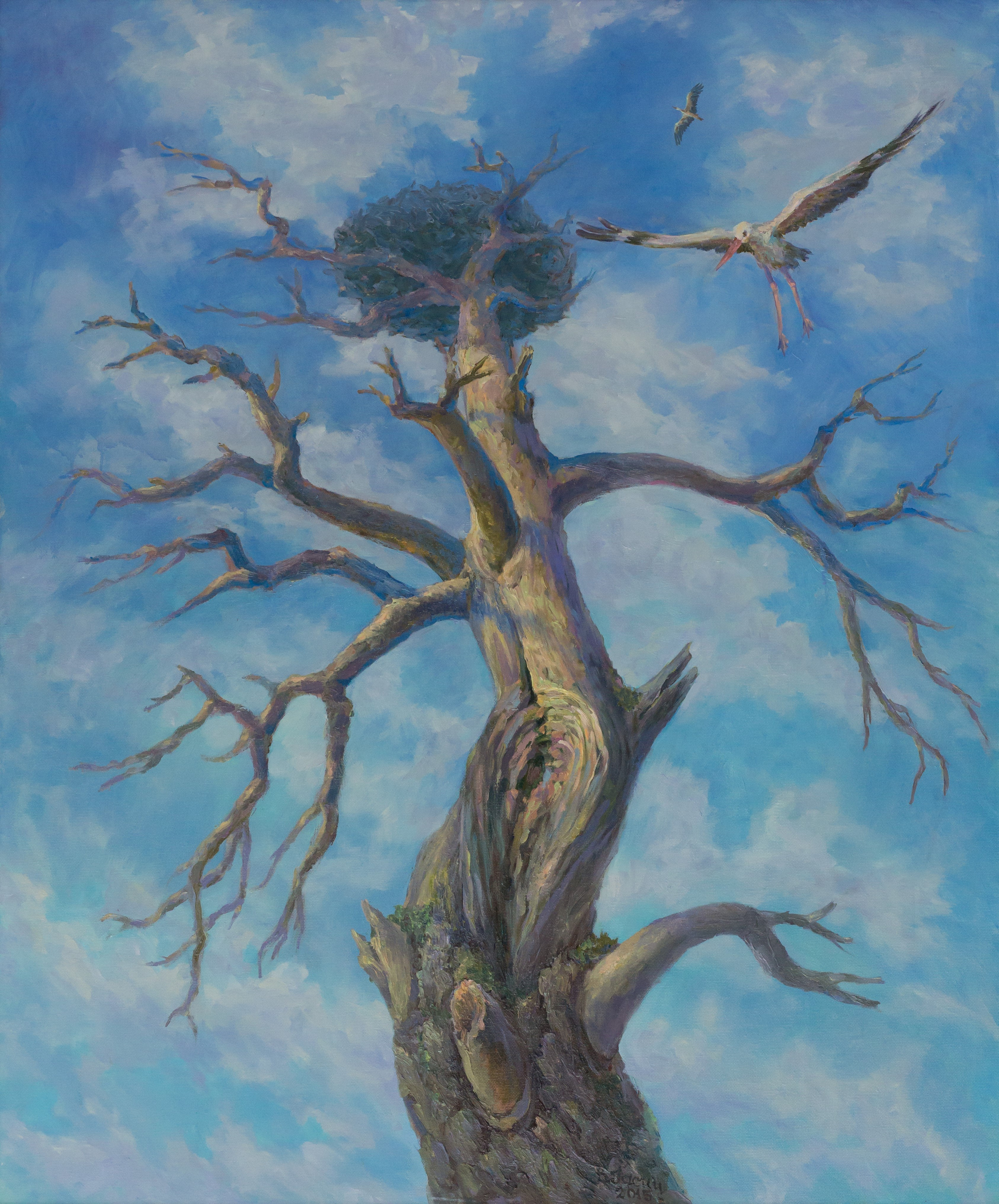 Жизнь продолжается!Life goes on!120х100см, масло на холсте, 2015 