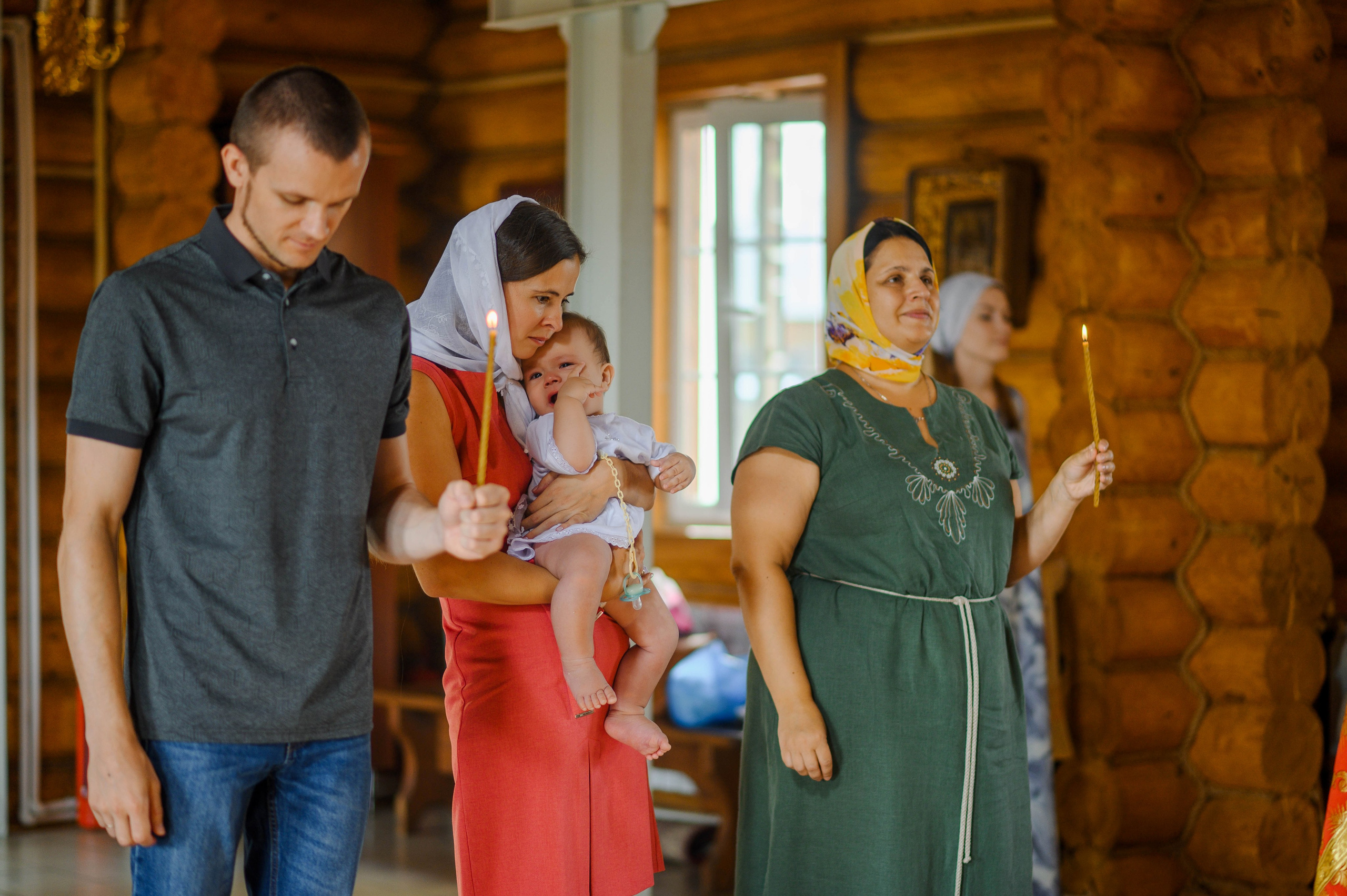 Крещение Олега. Храм святых мучеников Адриана и Наталии (дальнее Арбеково). Свадебный и семейный Фотограф в Пензе Татьяна Лапоногова