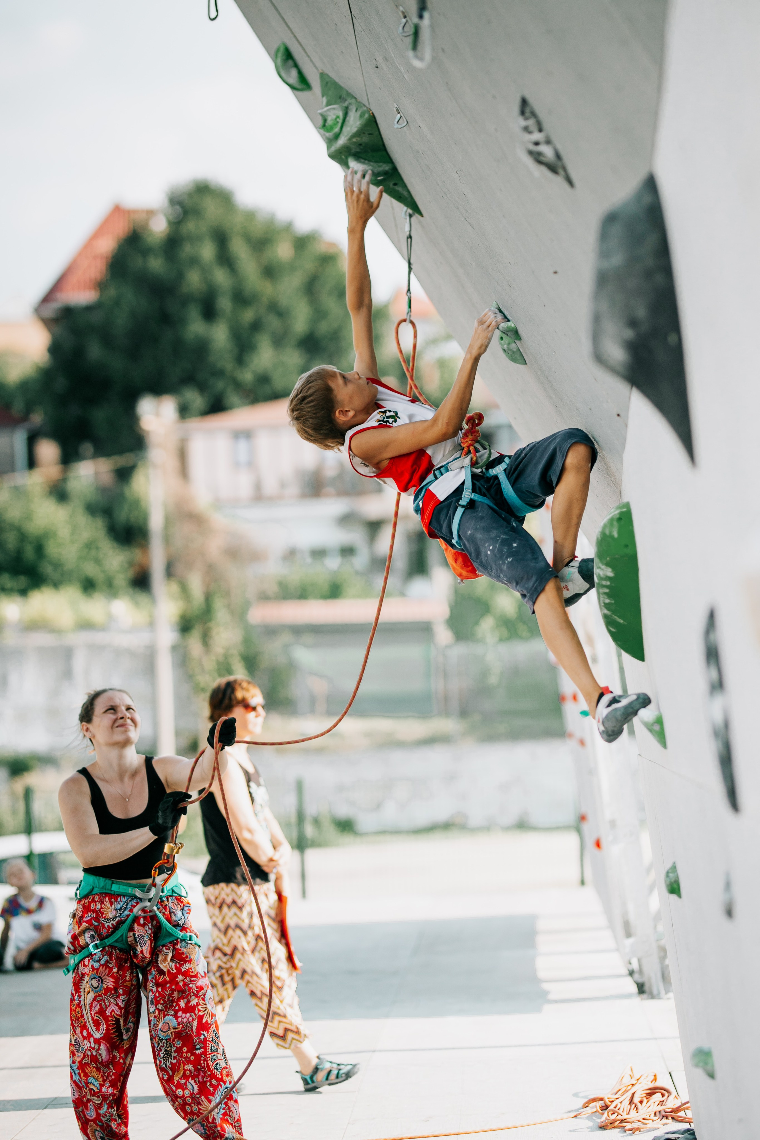 Соревнования по скалолазанию. Фотограф в Крыму