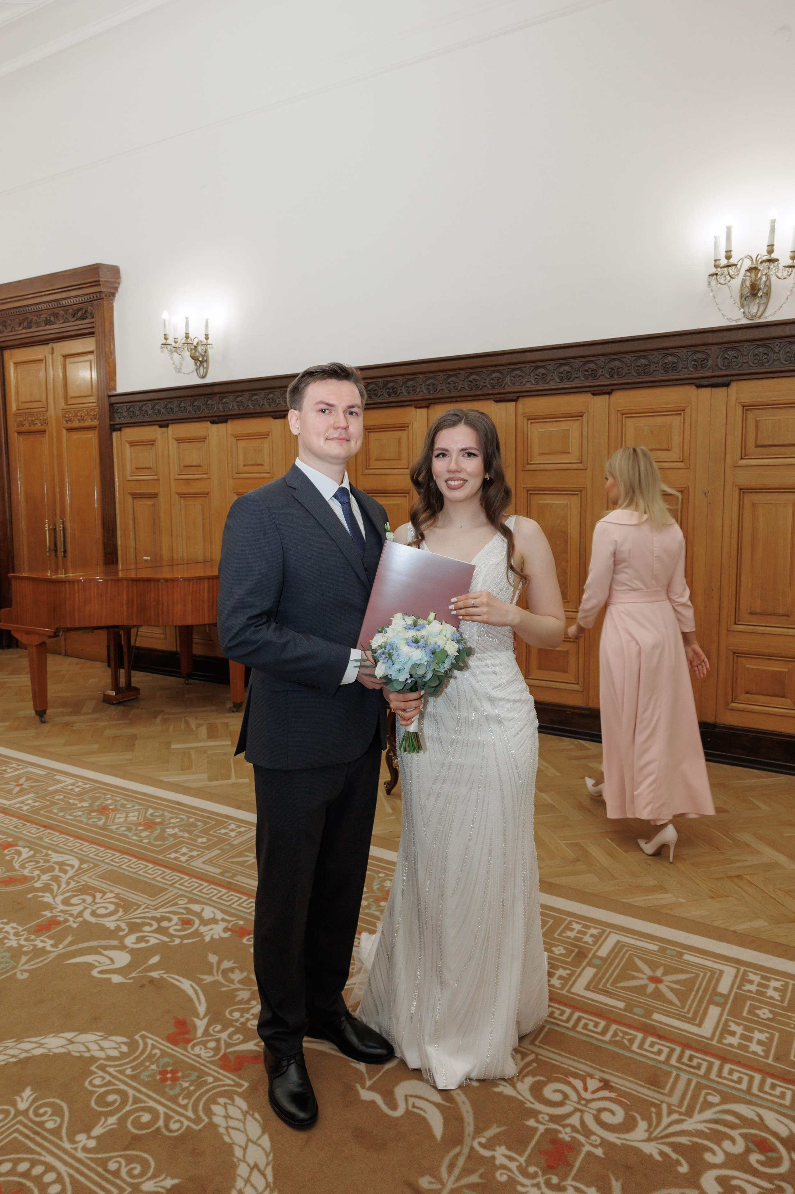 Даша и Дима, Грибоедовский ЗАГС. Свадебный и репортажный фотограф (Москва, Королев и другие)
