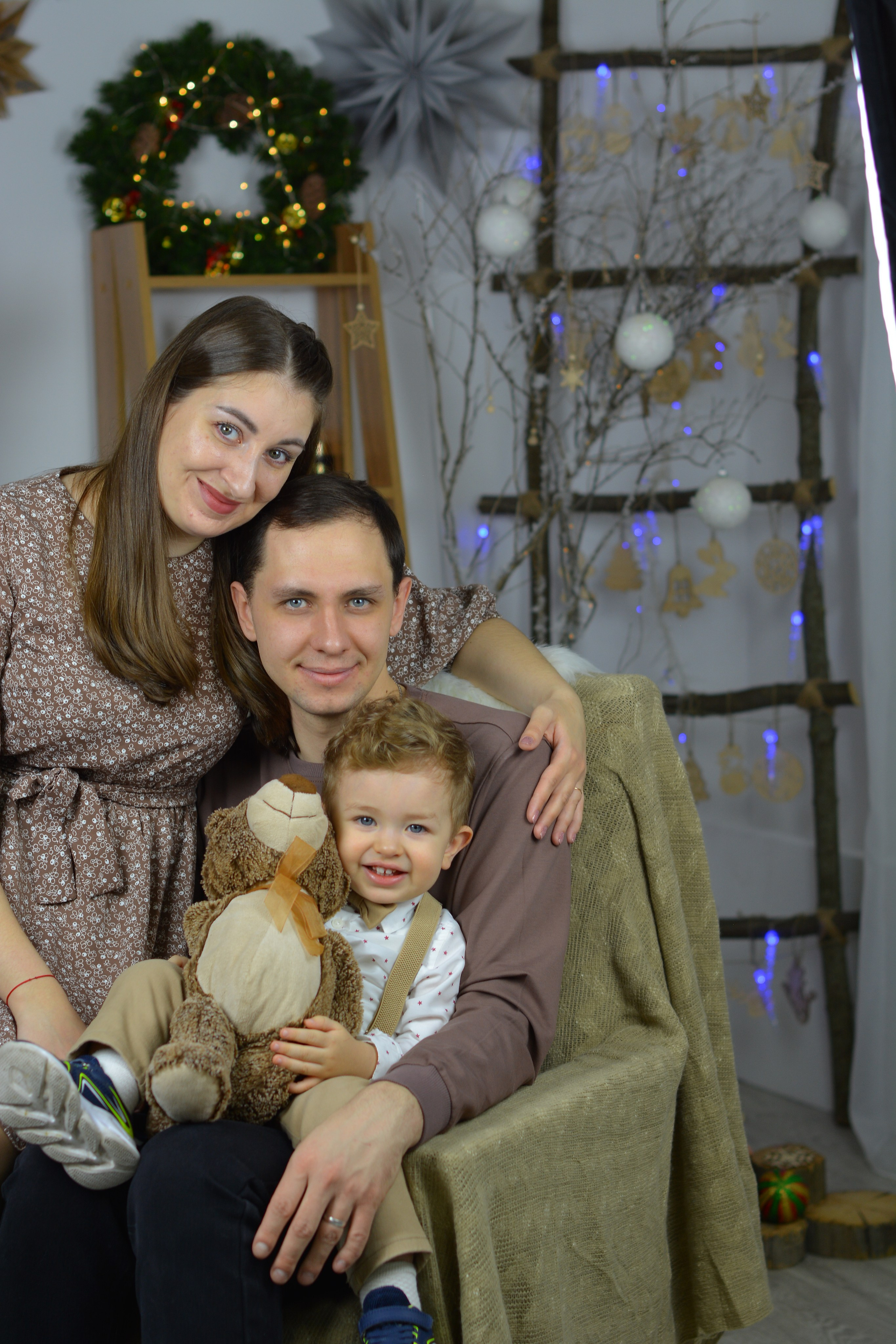 Озорная Новогодняя фотосессия. Семейный и детский фотограф в городе Грязи Олеся Огурцова