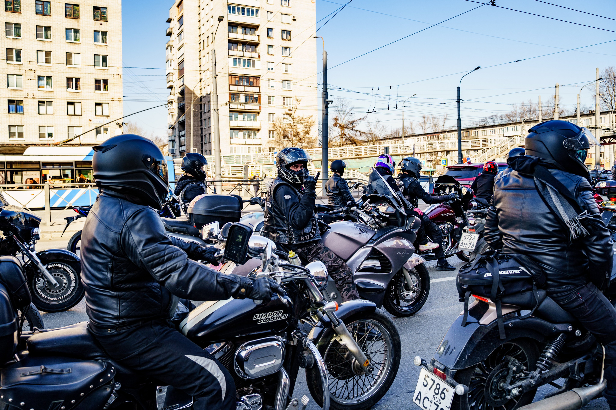 Прохват мотоклуба Norman Riders ч.1. Концертный и репортажный фотограф в Санкт-Петербурге Слава Пахомов