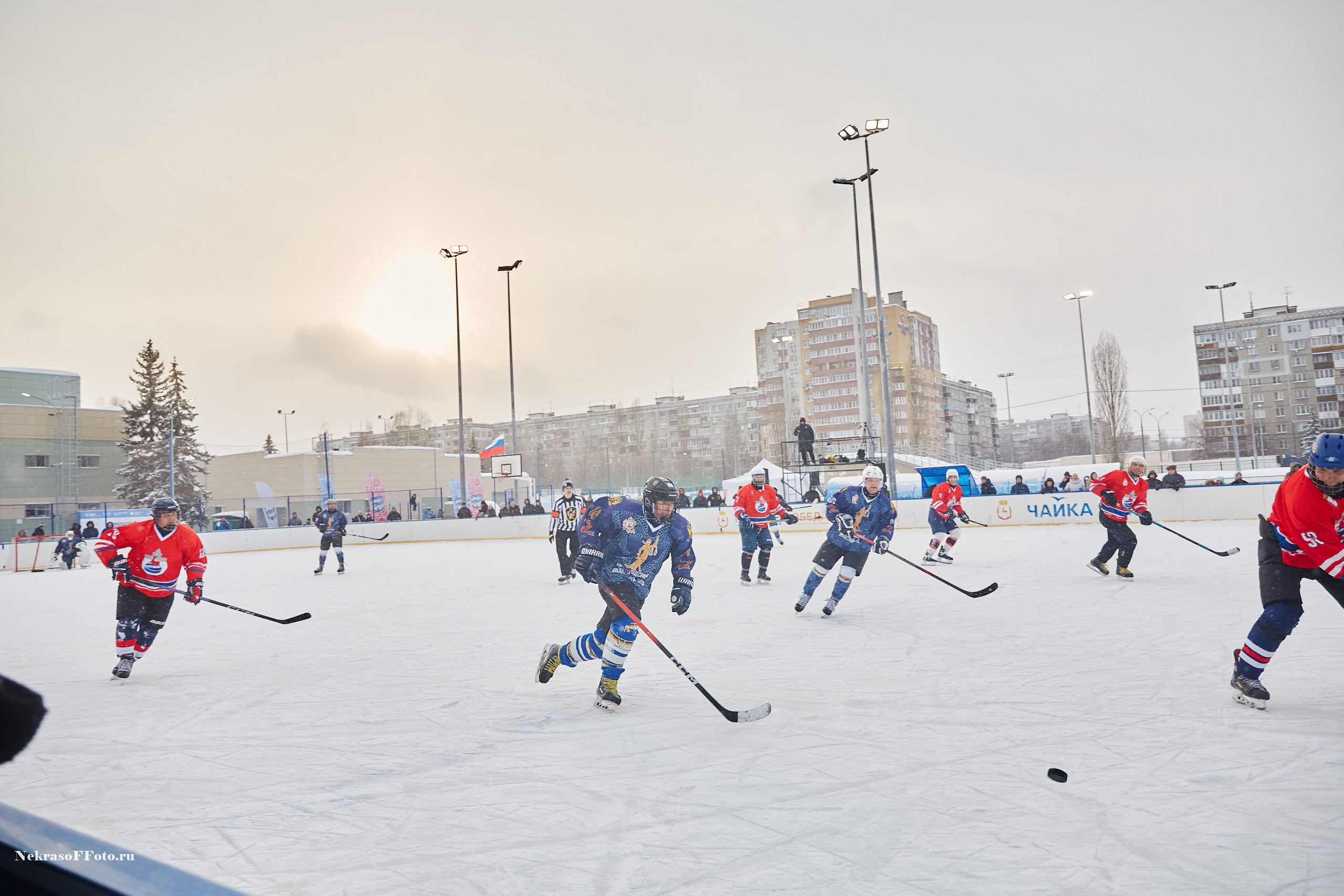 Турнир по хоккею «Русская классика» в рамках Офицерской хоккейной лиги. Спортивный фотограф Некрасов Денис