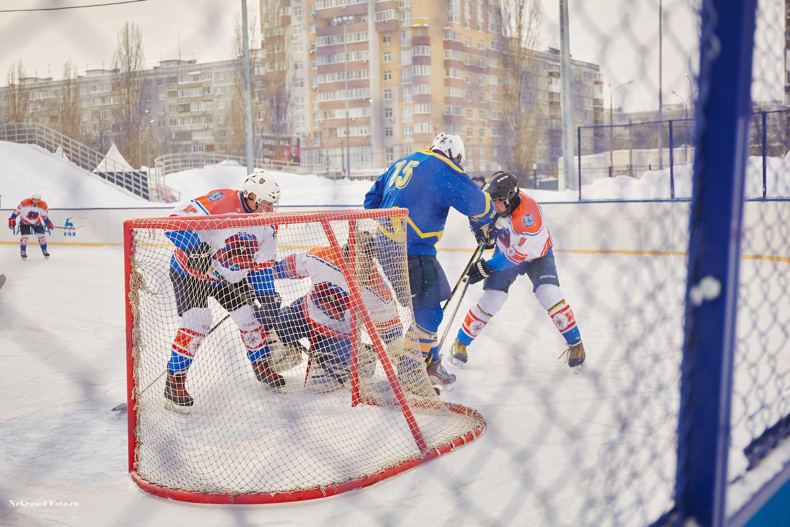 Турнир по хоккею «Русская классика» в рамках Офицерской хоккейной лиги. Спортивный фотограф Некрасов Денис