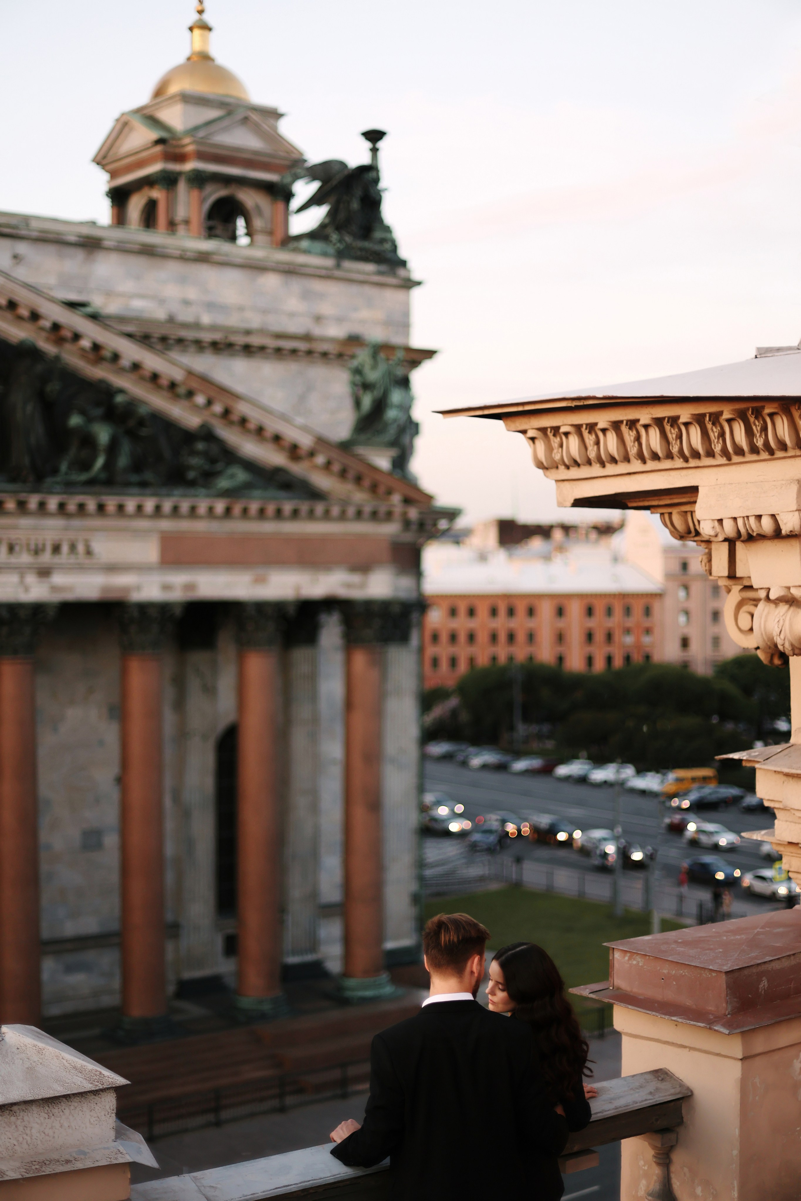 Волшебный вид на Исаакиевский собор. Свадебный и love story фотограф в Санкт-Петербурге (Спб) Natali Iva
