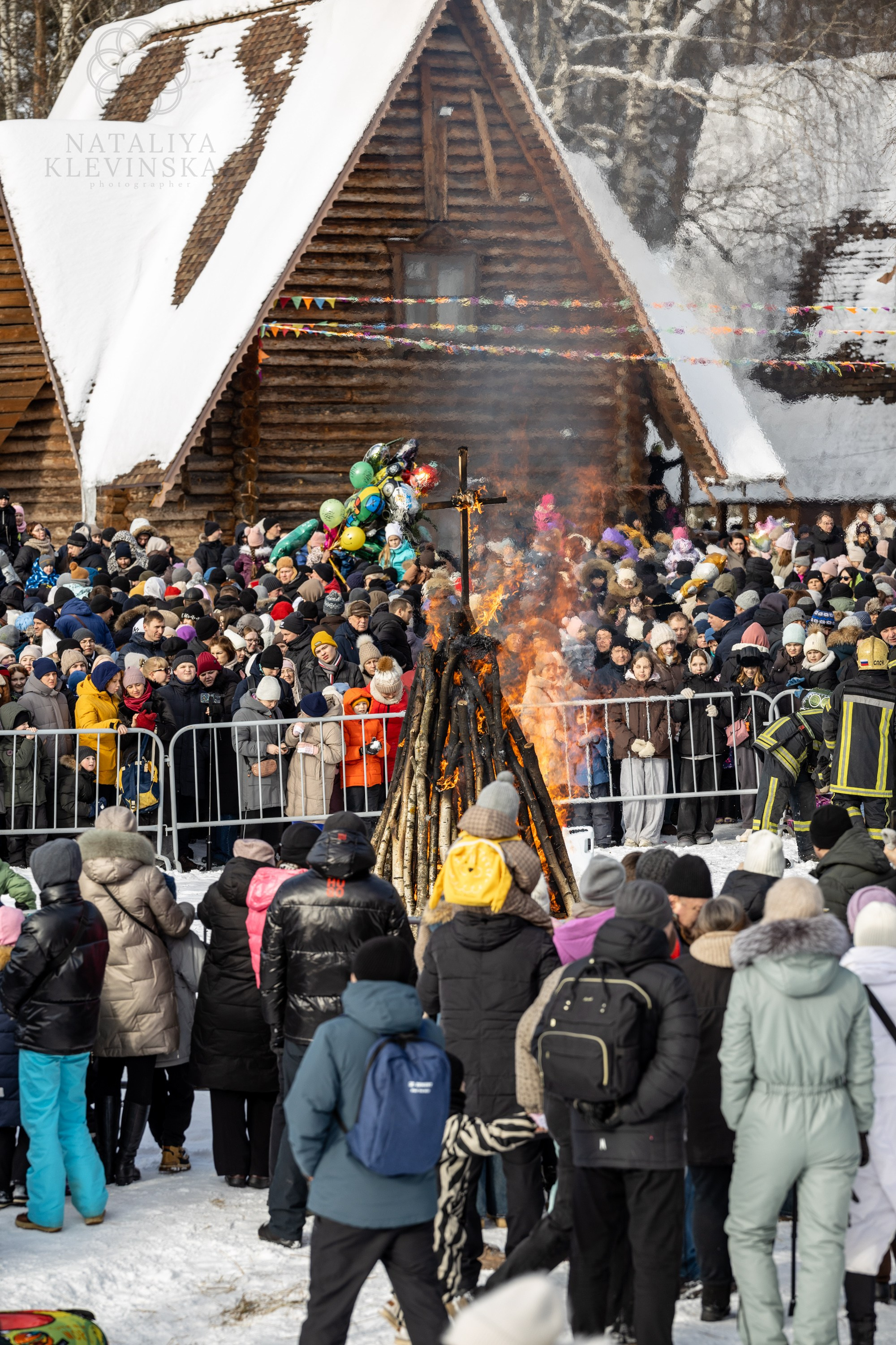Празднование Масленицы в Берендеевке. Портретный фотограф в Костроме Наталия Клевинскас