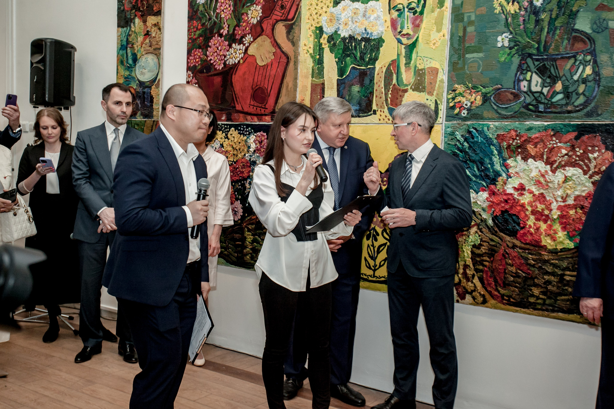 Открытие выставки Зураба Церетели. Art photographer Nino