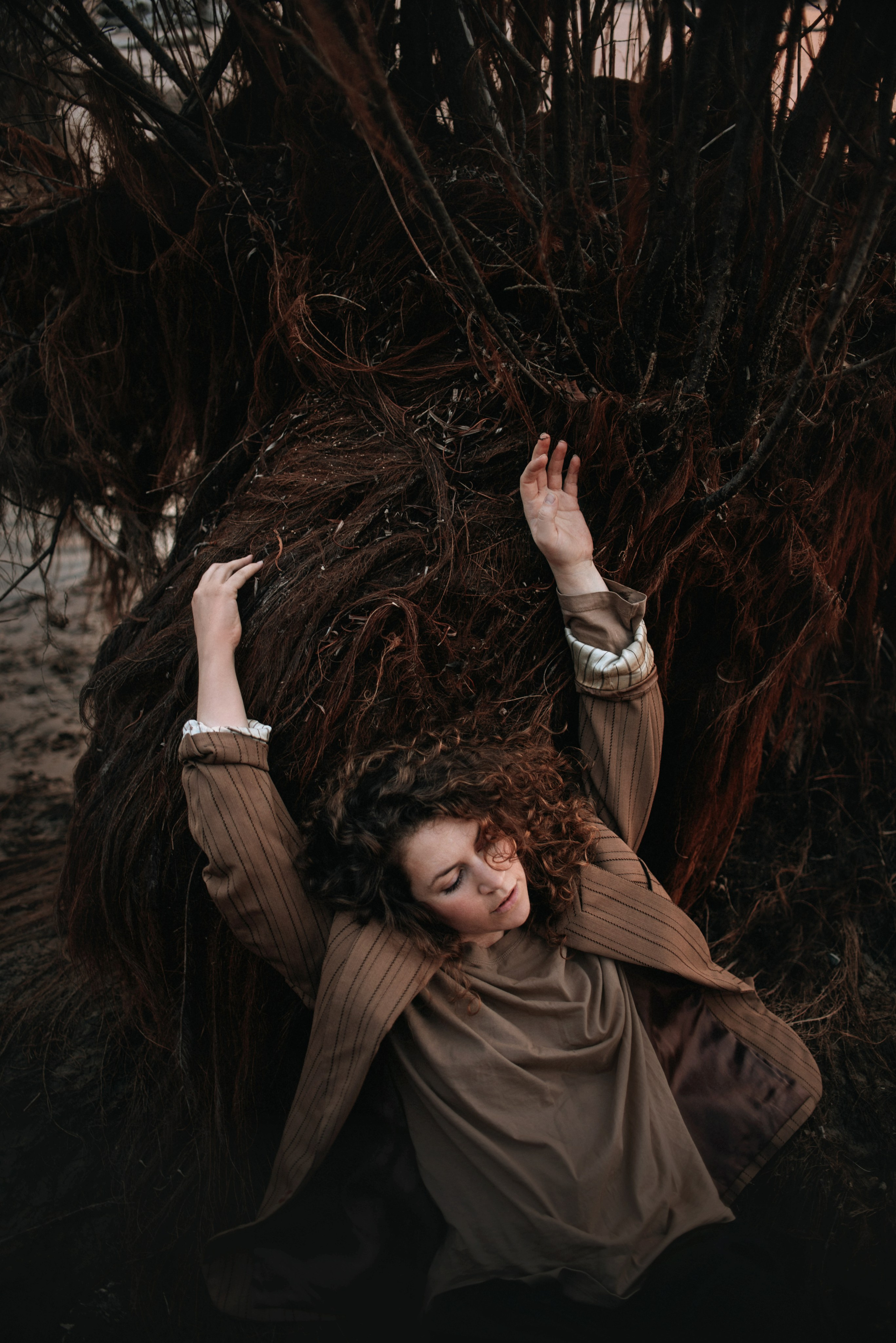 Прогулка: Ира и Гром весной. Портфолио