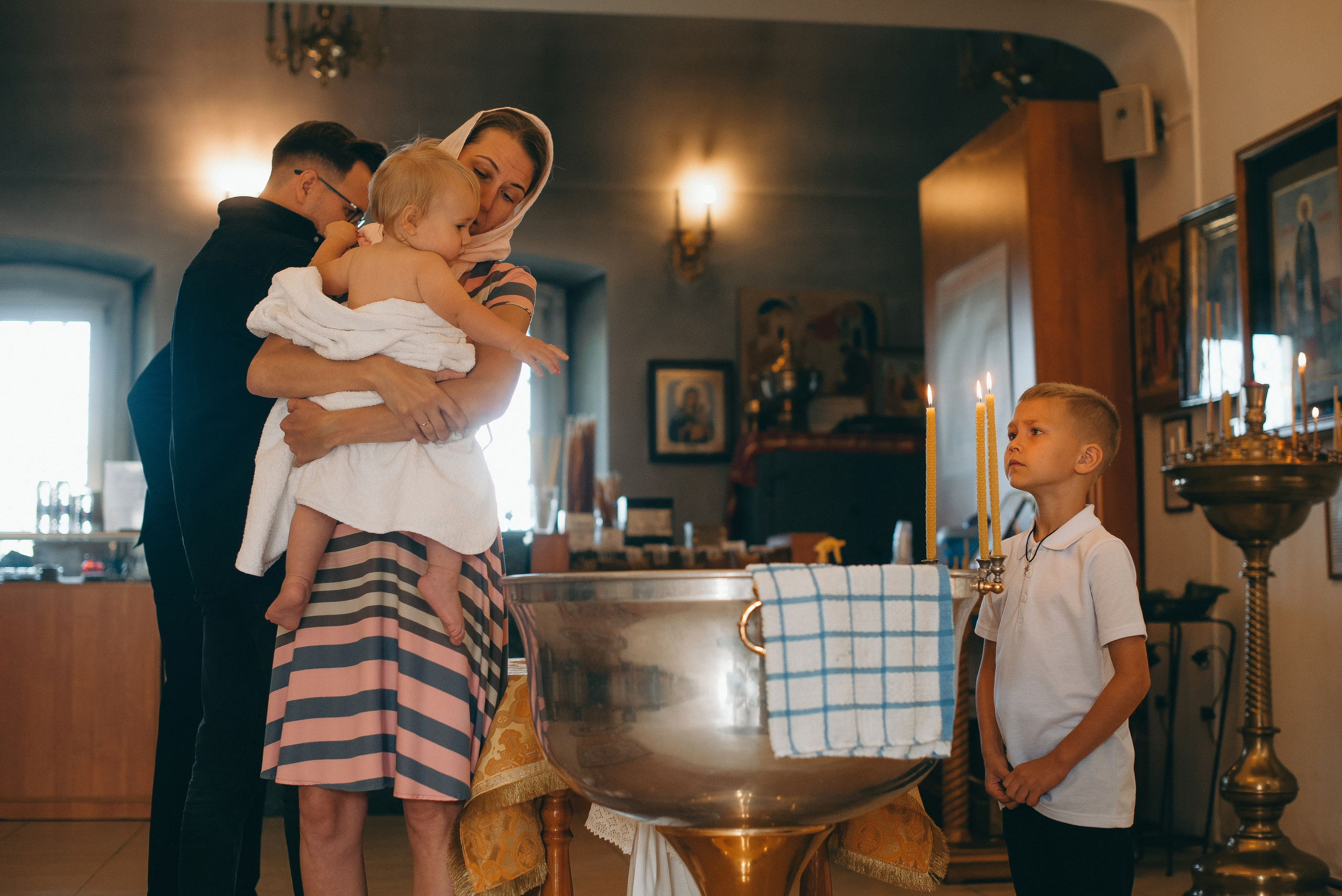 Таинство Крещения. Семейный и детский фотограф в Обнинске, Калуге, Москве