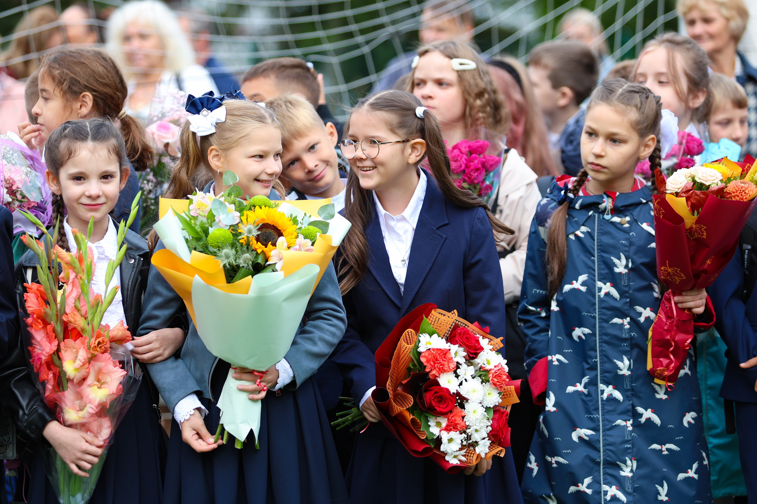 1 сентября в школе № 500. Фотограф Дарья Попова