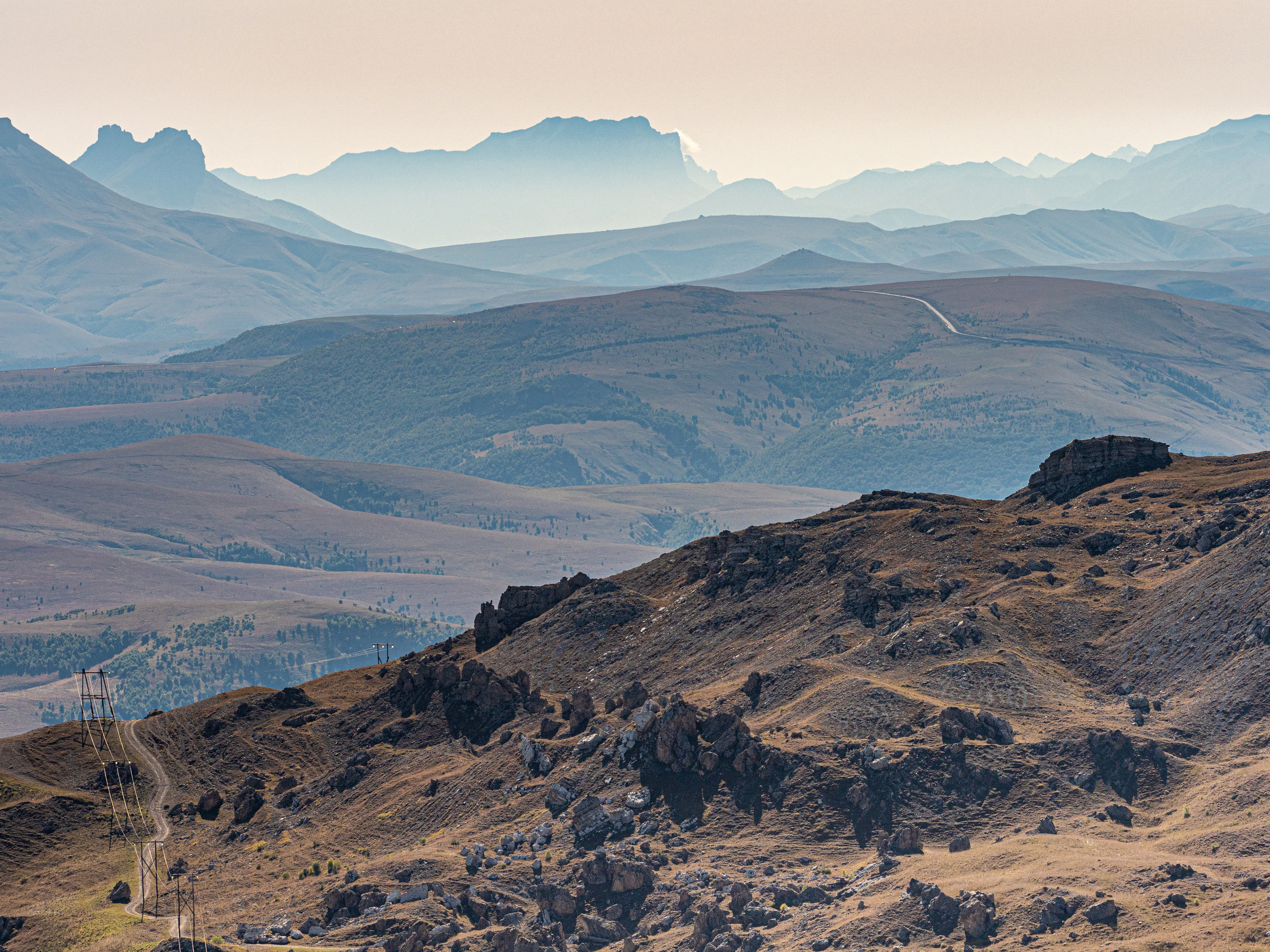 В окрестностях Эльбруса. Творческие сьемки