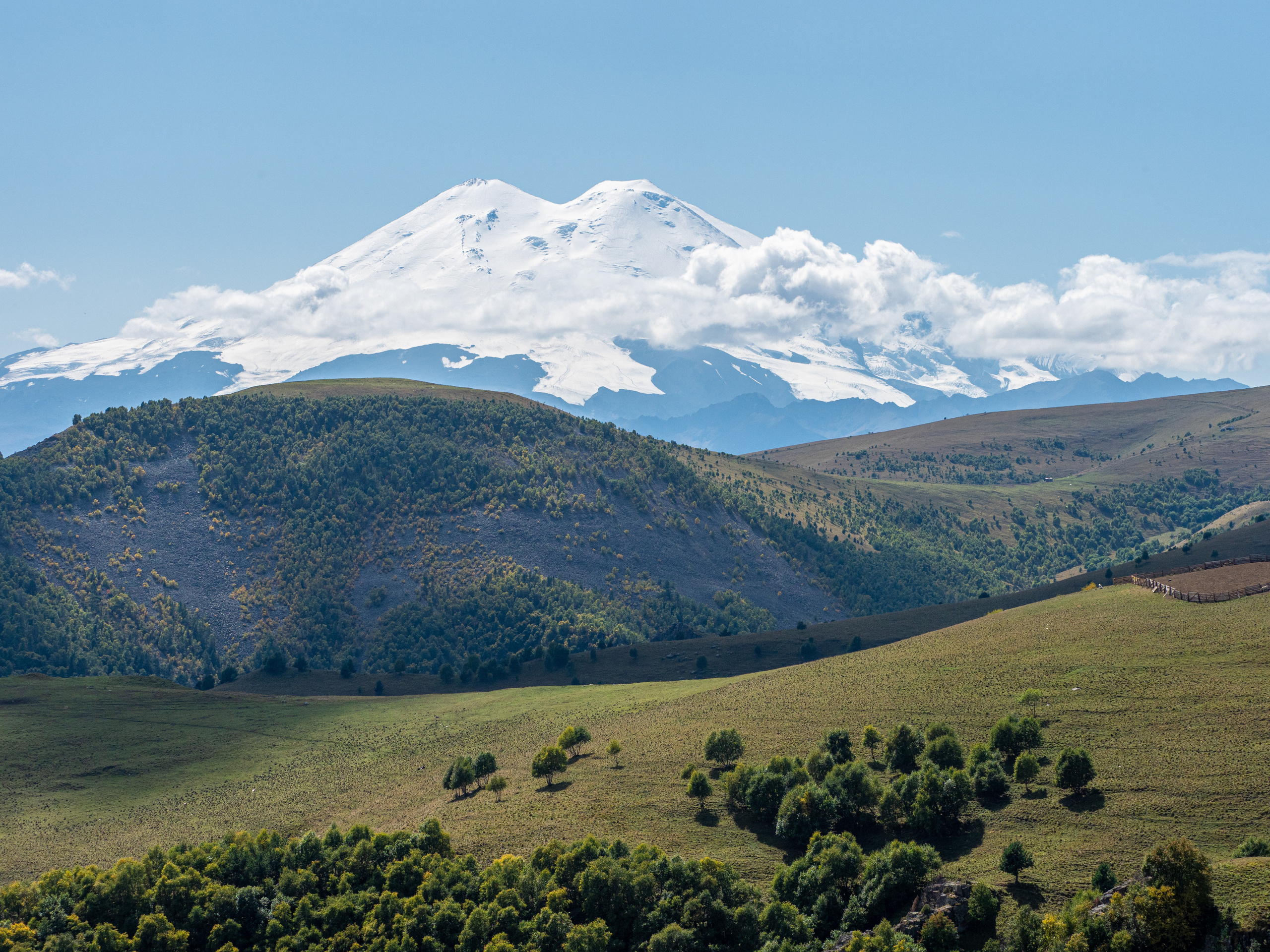 В окрестностях Эльбруса. Творческие сьемки