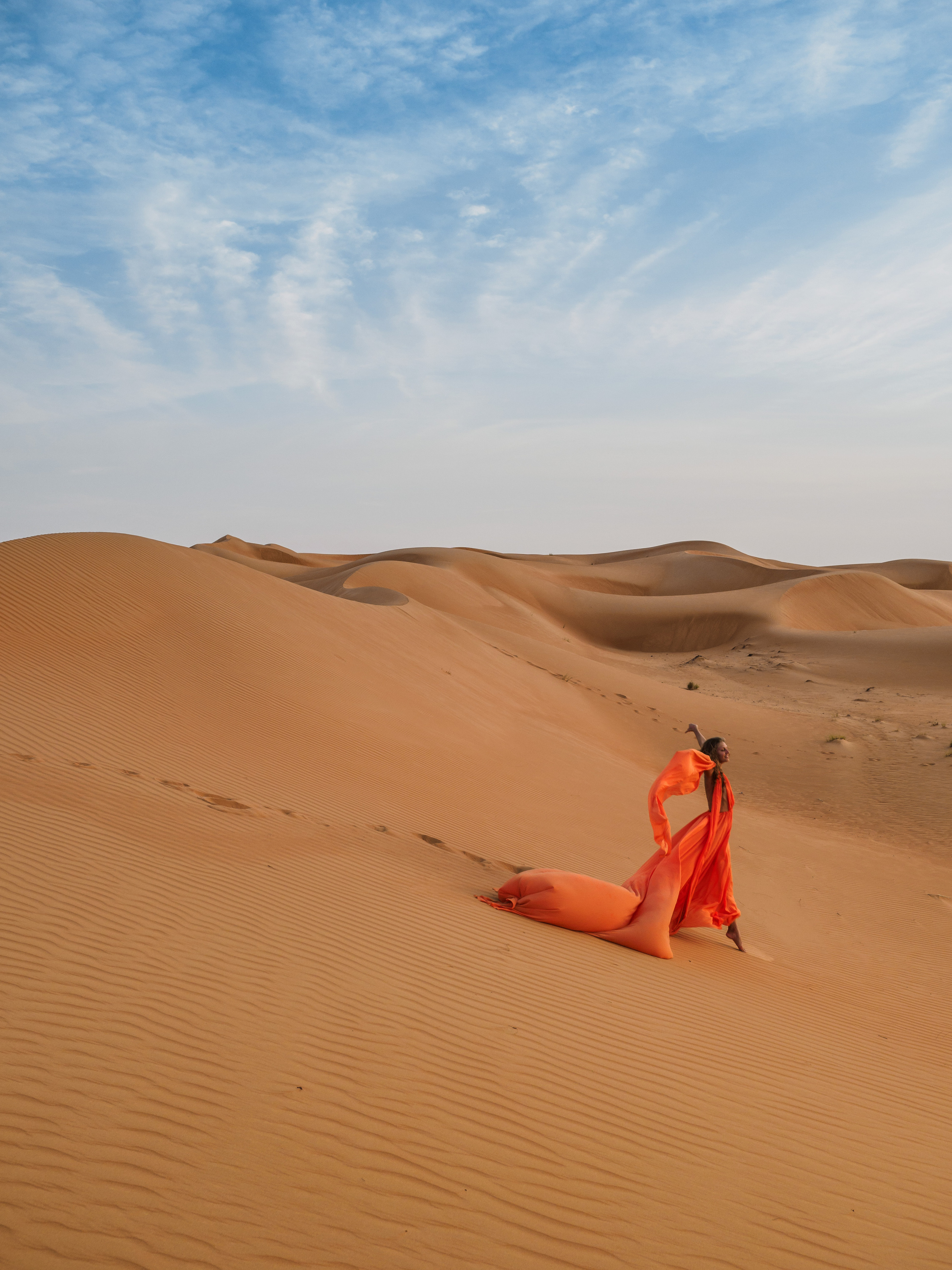 В пустыне. Творческие сьемки