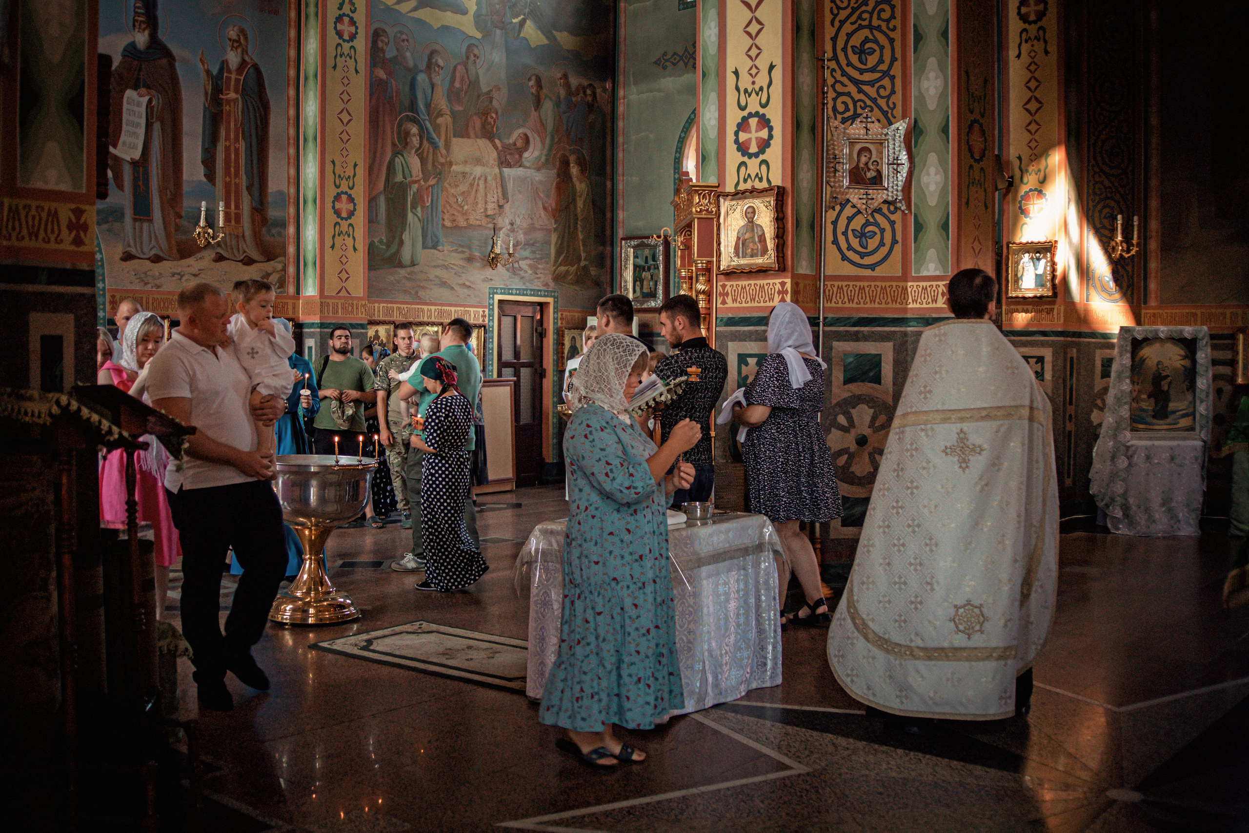 Общее крещение. Семейный и детский фотограф в Москве Ольга Кривенцова