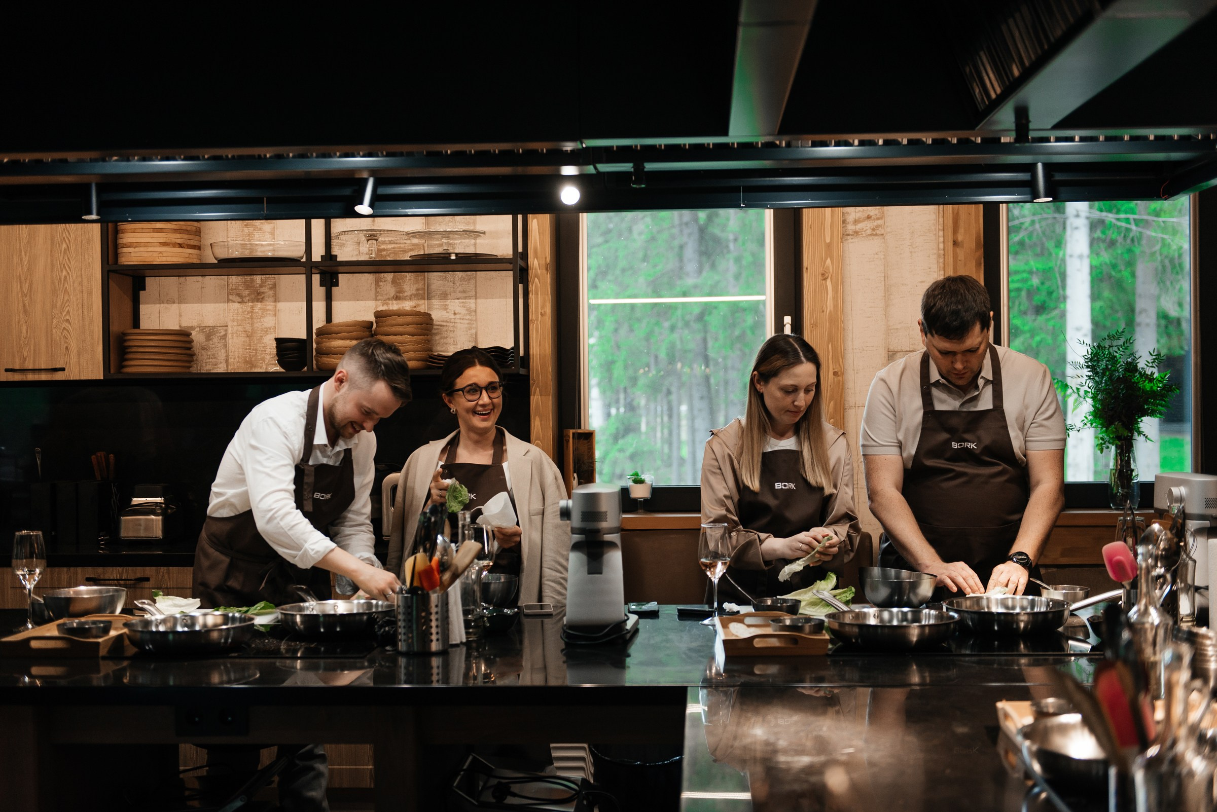 свадебный ужин в ресторане Чаща в Охта парке