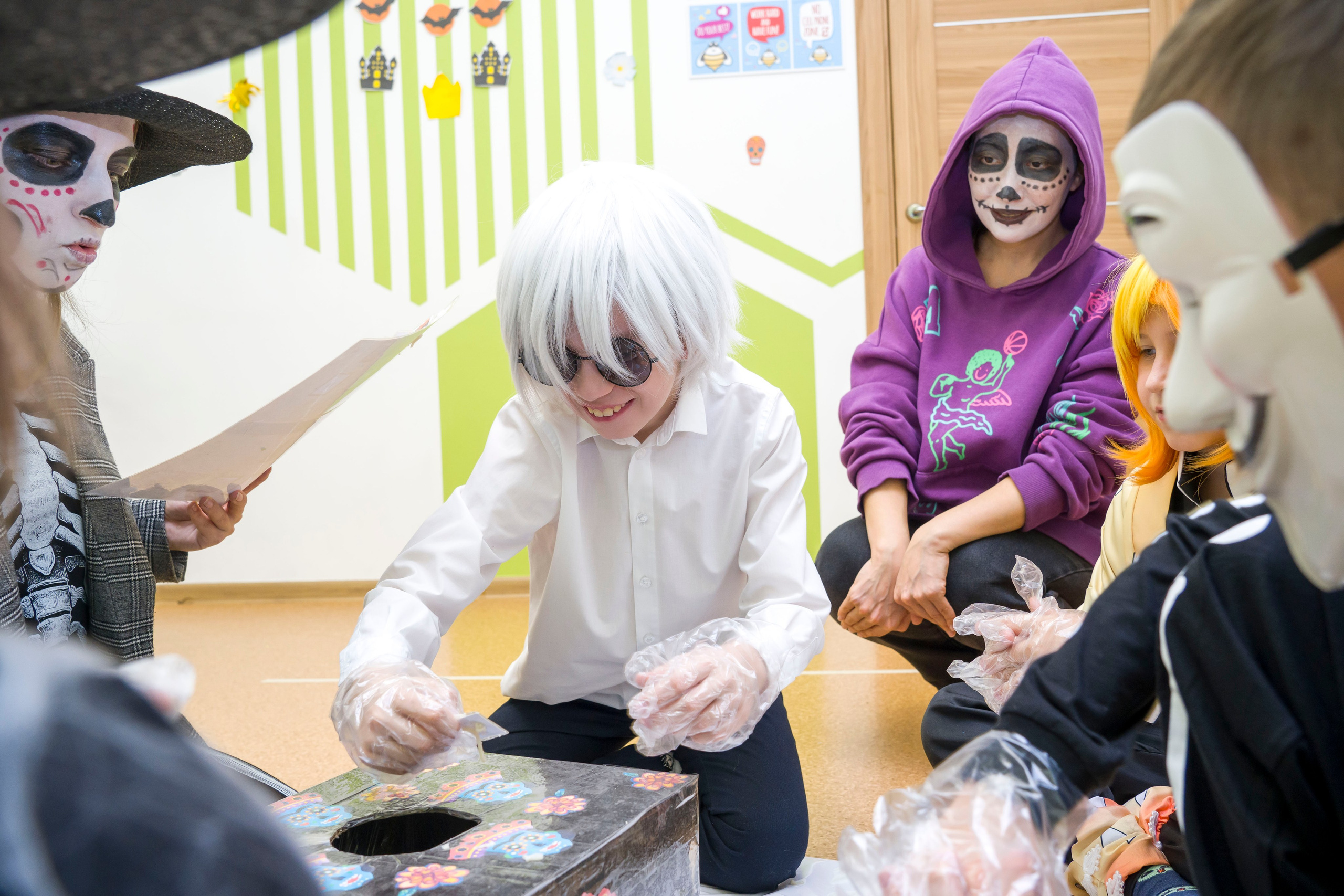 Репортаж детского праздника хеллоуин. Фотограф в Санкт-Петербурге. Репортажная и все съёмки для бизнеса