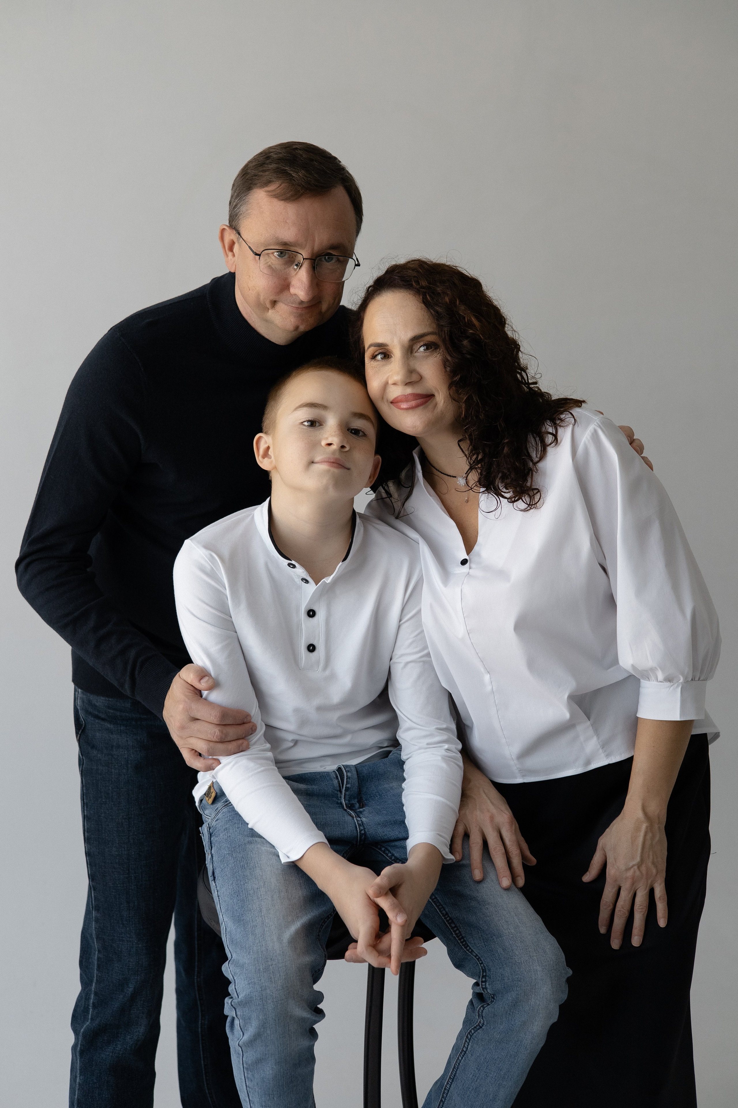 Большая семья Циклорама. Семейный и свадебный фотограф в Краснодаре Елизавета Замаева