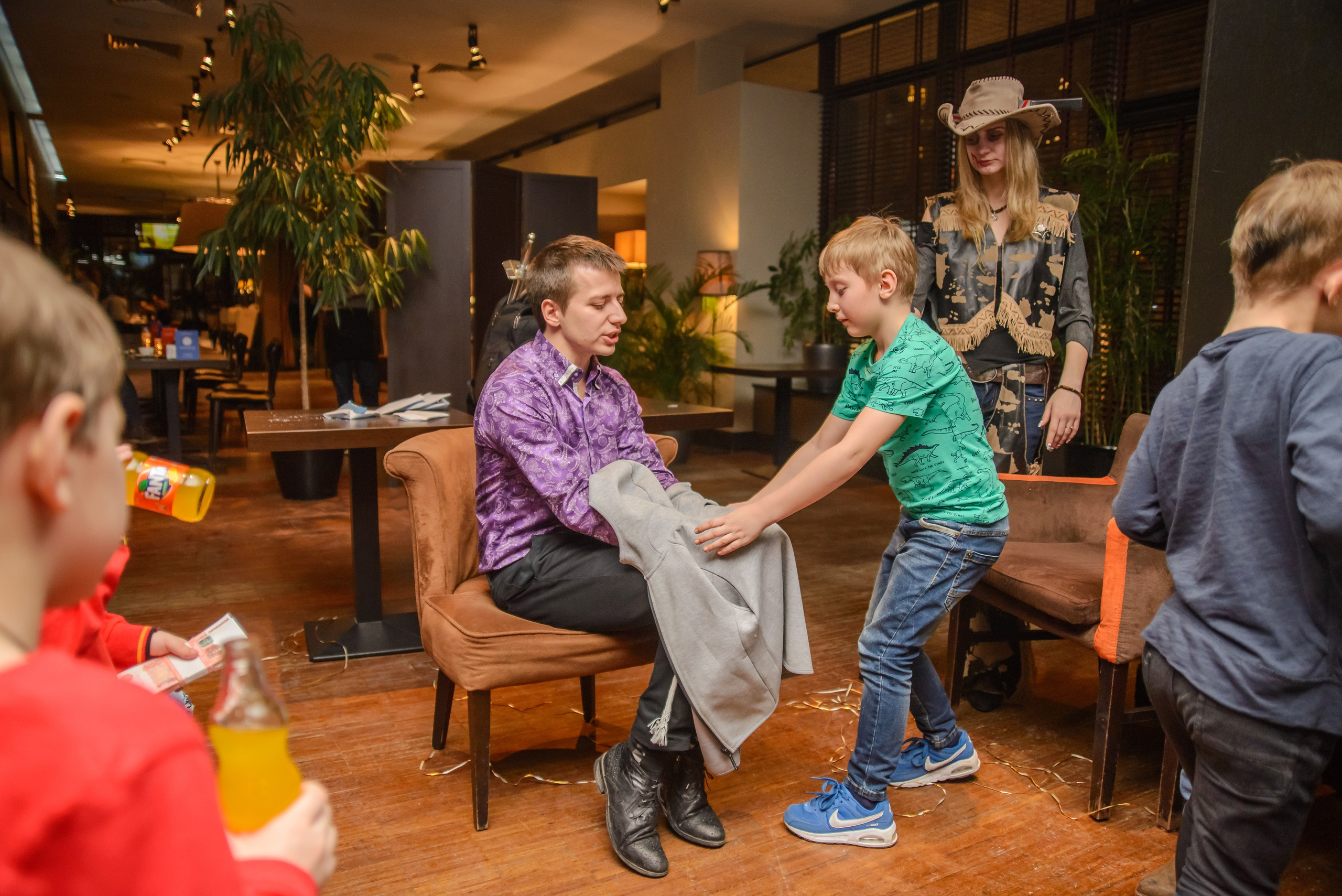 Детский день рождения в ресторане