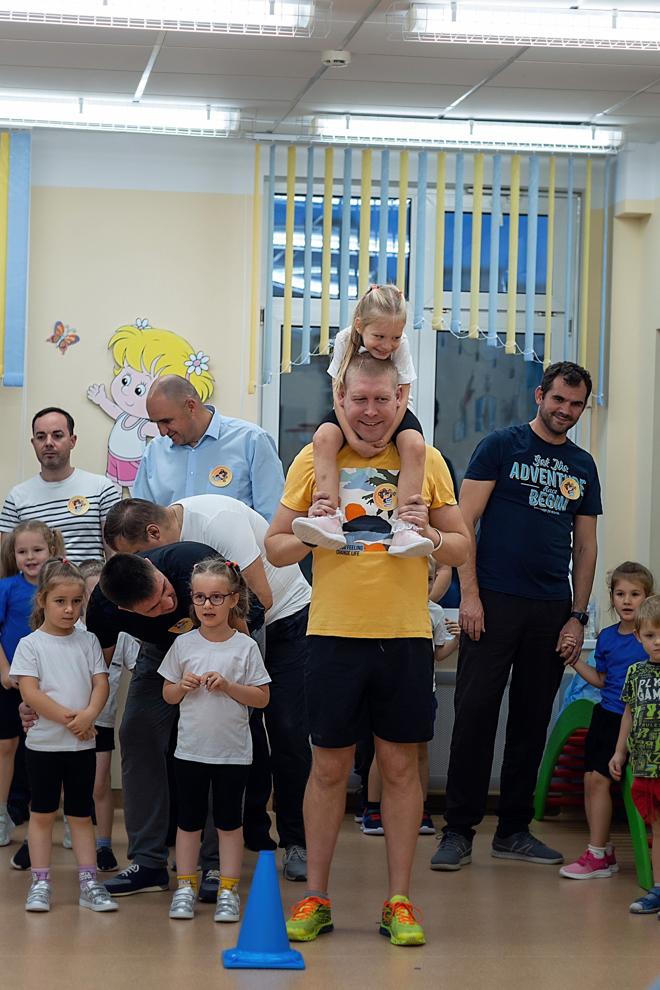 День пап в детском саду_2024. Семейный фотограф в Санкт-Петербурге