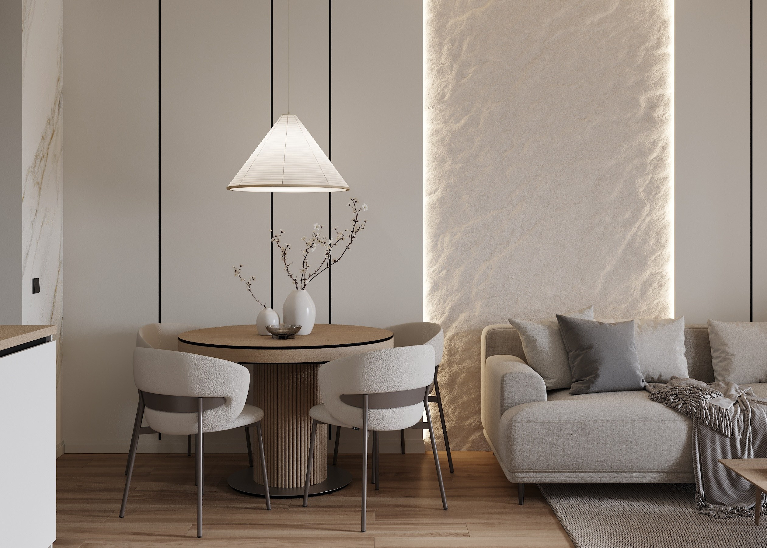 ЖК GREENWOOD 72,0 кв.м. Дизайнер интерьера и 3D визуализатор Ванчугова Ольга