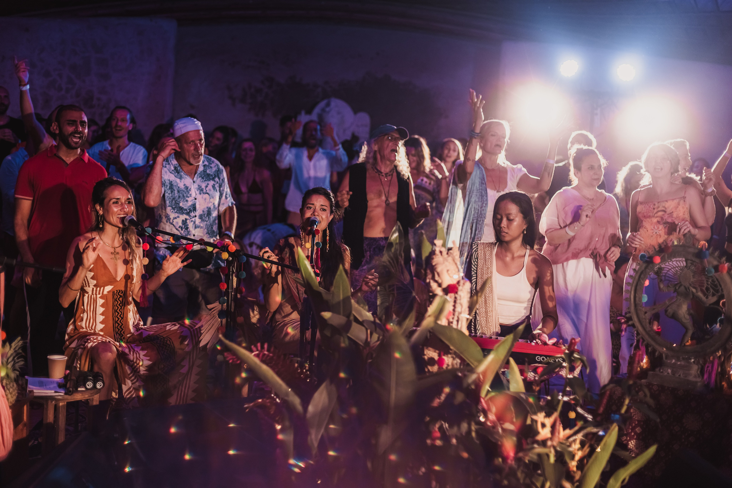 Hanuman Project kirtan at Alchemy april. Mariam Bagdasaryan