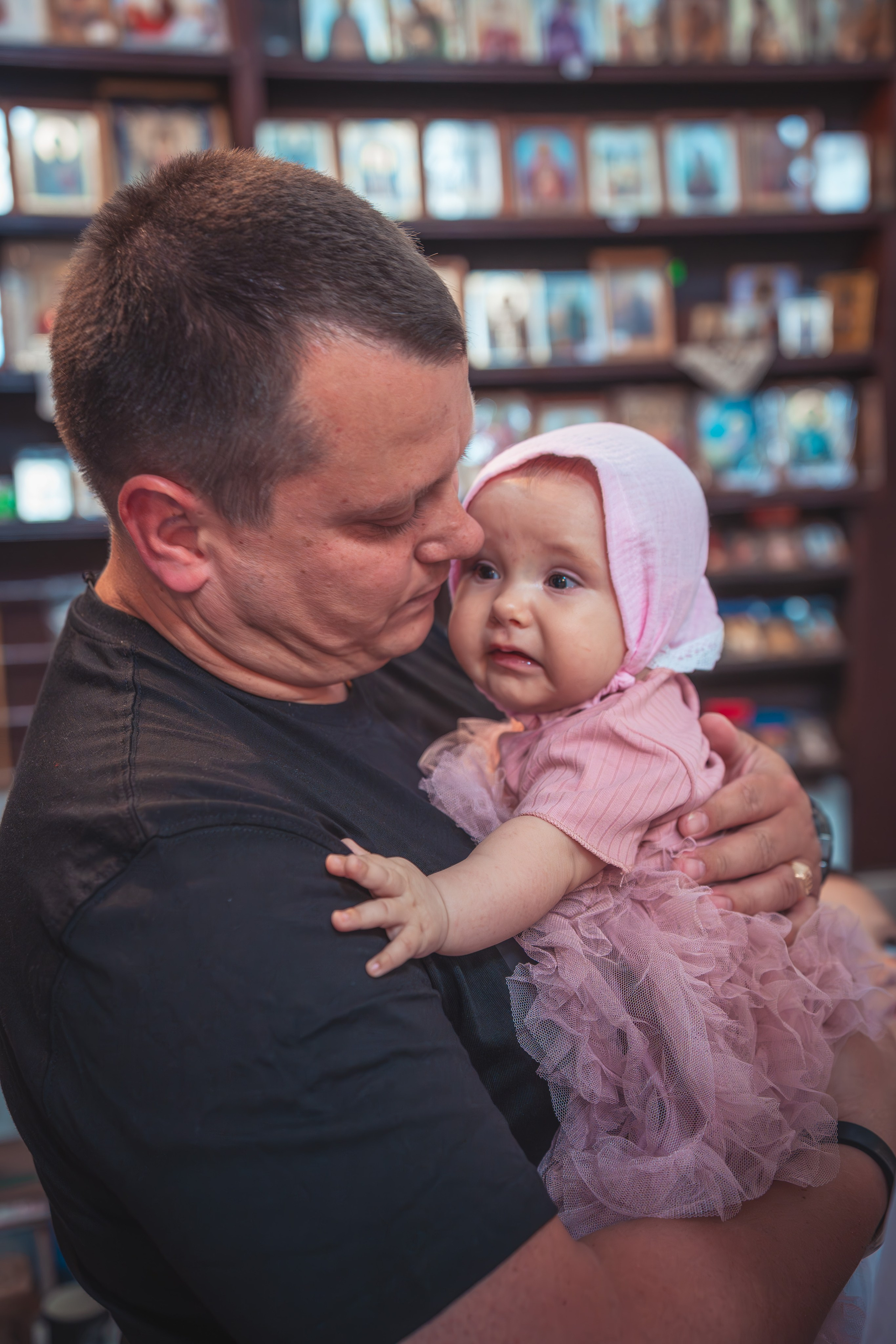 Крещение Анастасии в храме Михаила Тверского. Фотограф Евгений Егоров