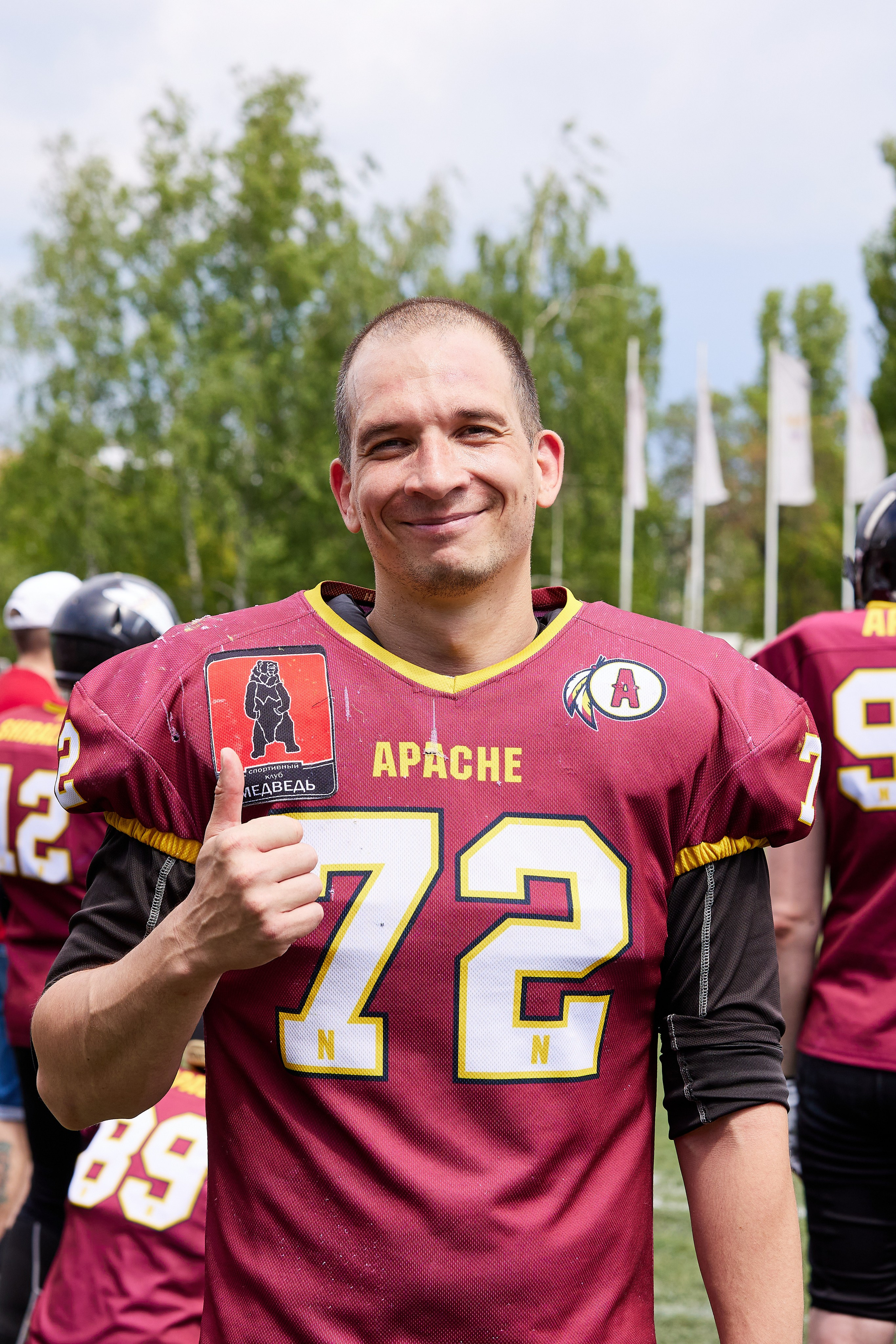 Американский футбол. Матч Чемпионата России — Апачи-Викинги. Светлана Родионова — фотограф спортивный и не только