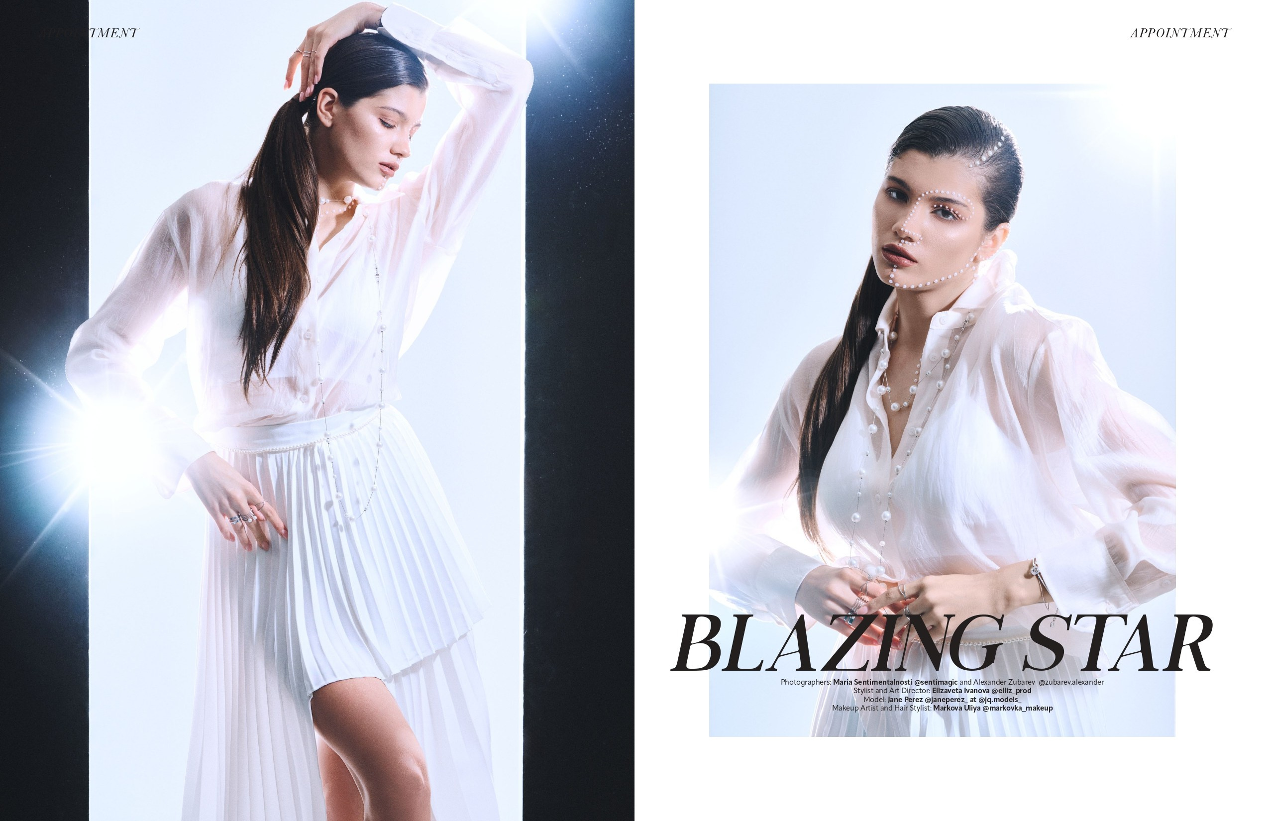 Журналы. Фотограф в стиле Fashion в Москве. Мария Сентиментальная