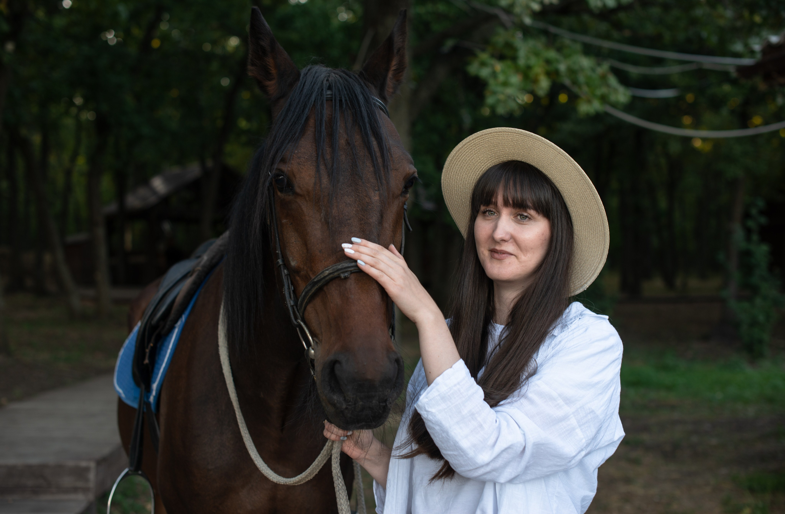 Прогулка Василия и Наташи. Конный фотограф в Саратове Юлия Иванова
