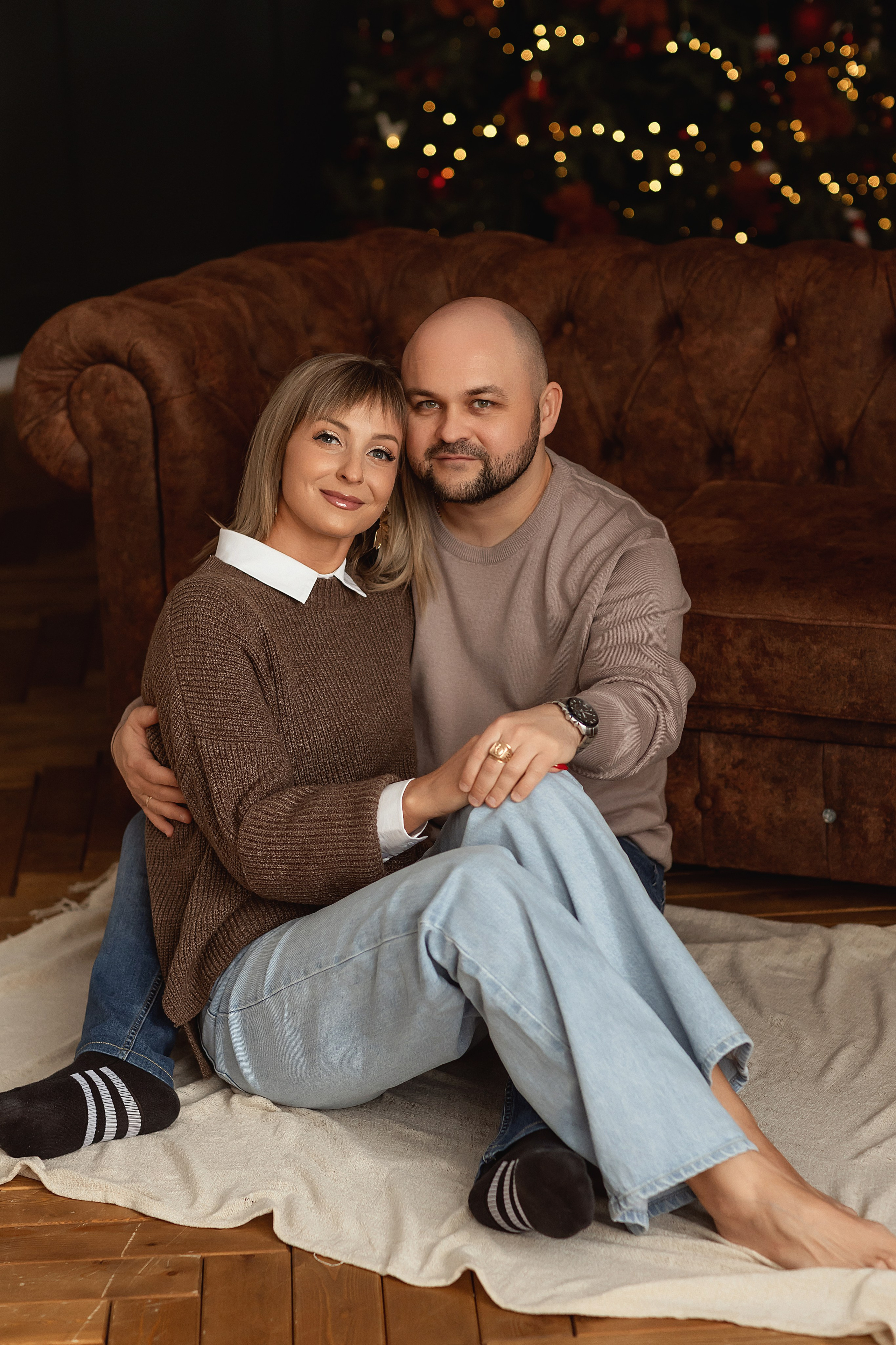 Новогодняя фотосессия Анна Иван и Маргарита. Детский и семейный фотограф Елена Воропаева