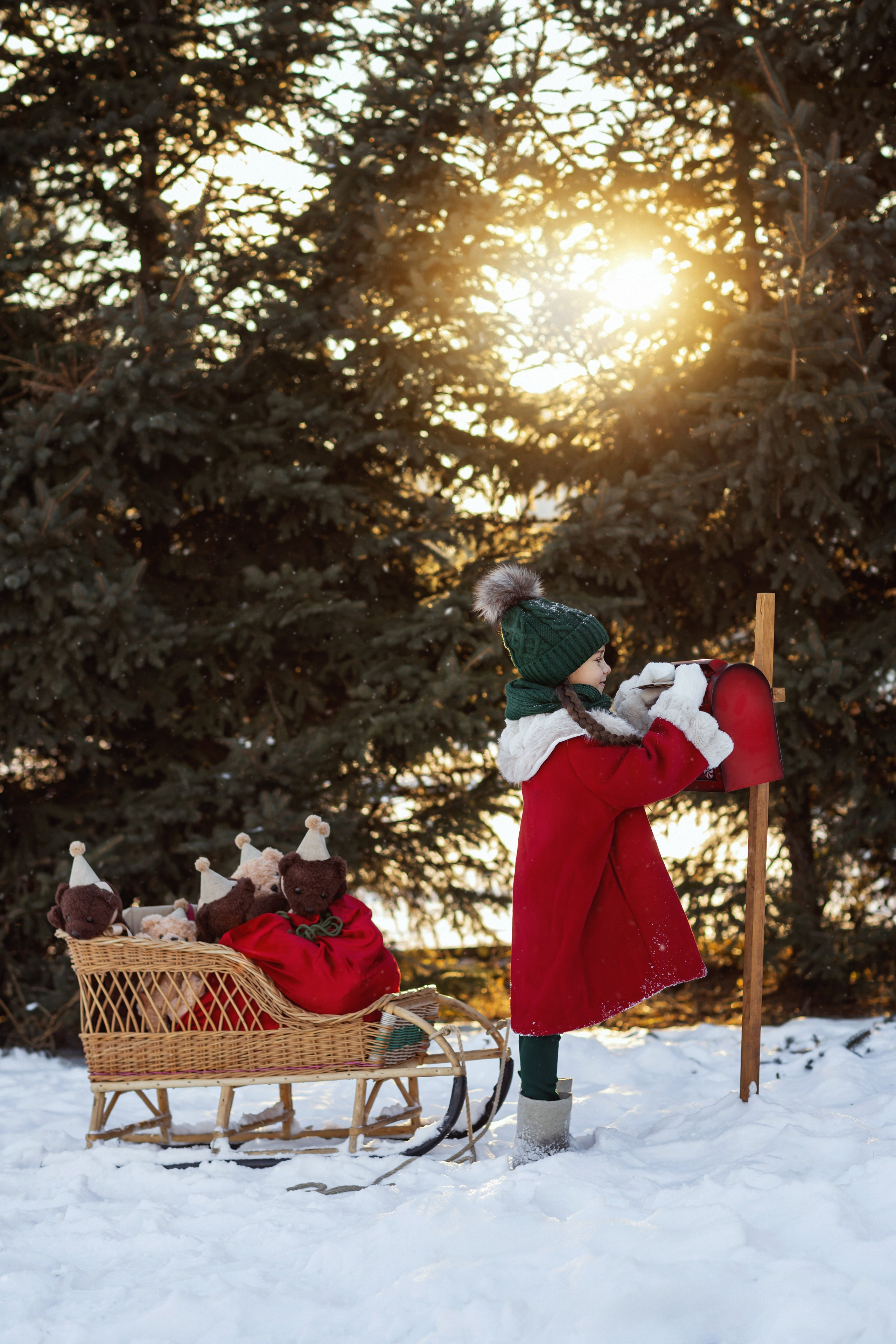 Зимняя истории Дарины. Детский и семейный фотограф Елена Воропаева
