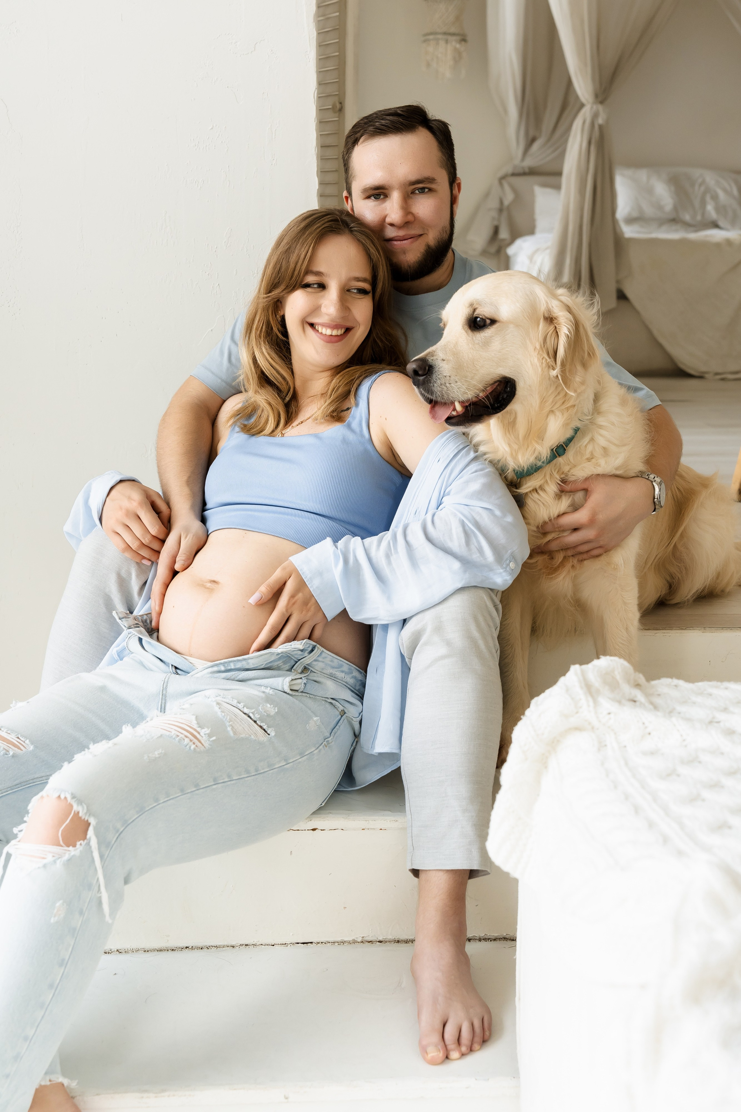 Кристина, Вадим и Уильям | фотосессия беременности. Свадебный фотограф в Москве Яна Деньгина