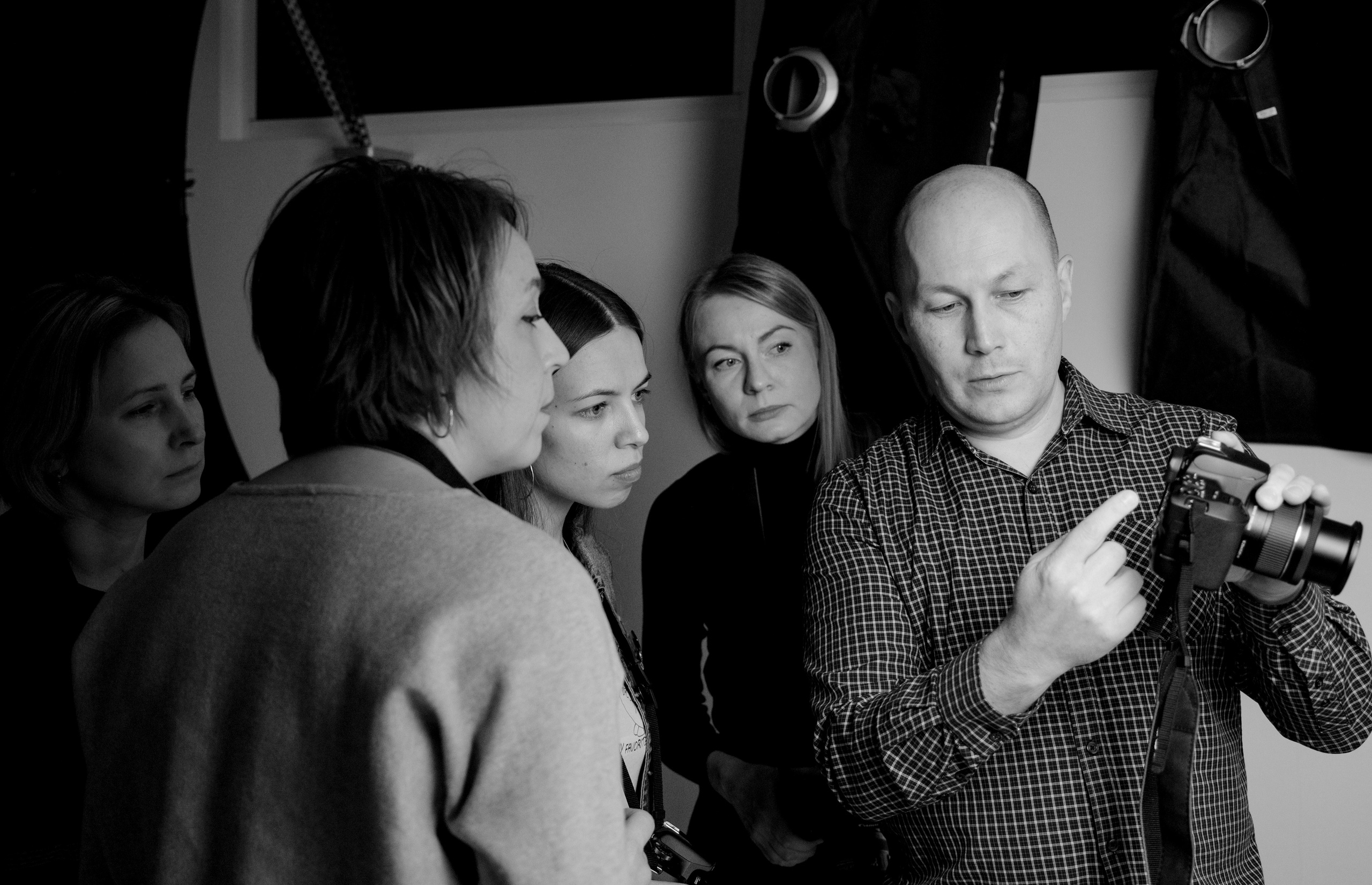 Фото с занятий. Артём Андронов — Портреты + Обучение